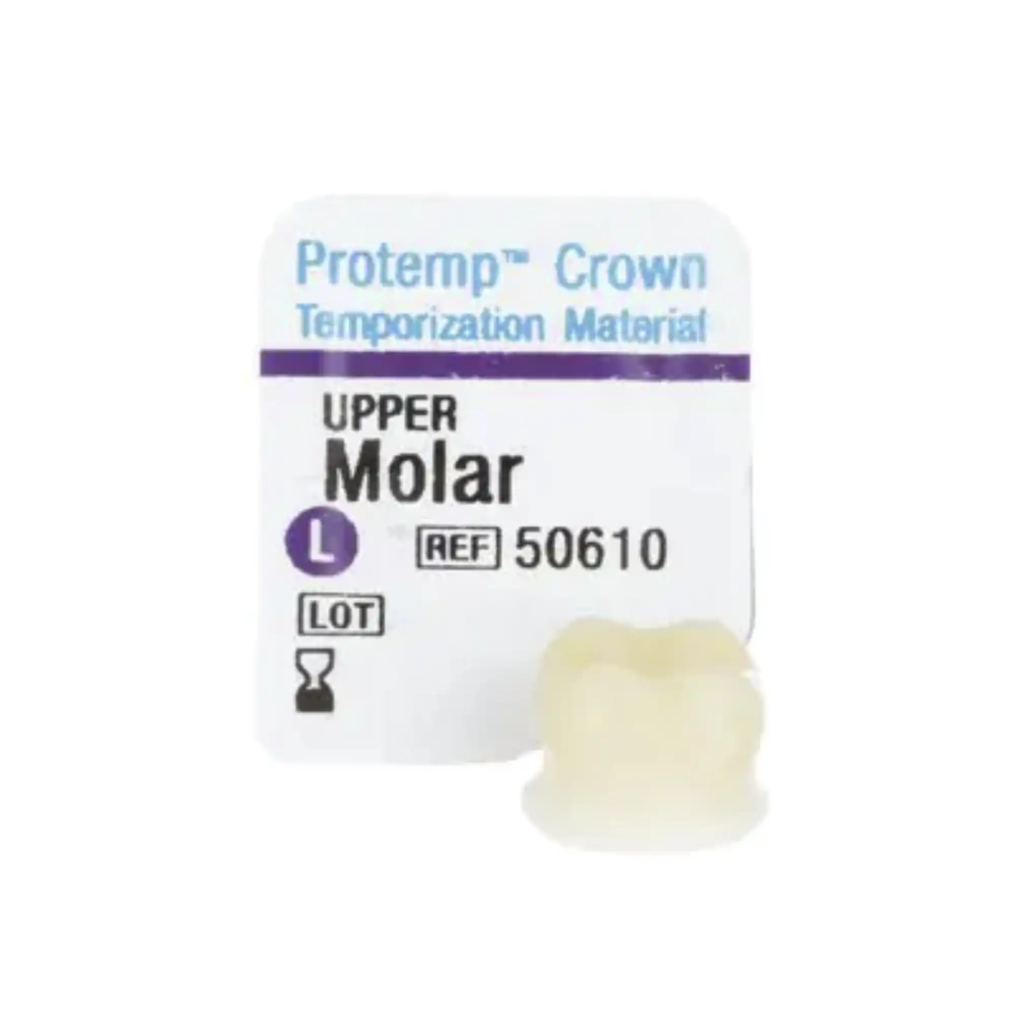 Protemp Crown Temporization Material, Adult Refill, Upper Large Molar, Universal Shade, 5/Pk, 50610 thumbnail 7