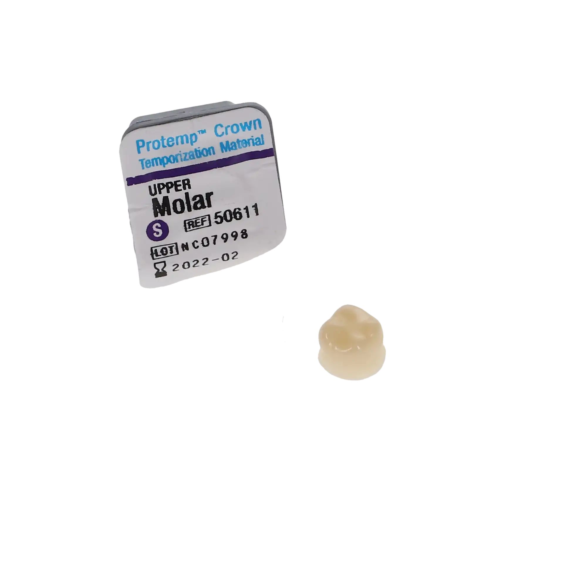 Protemp Crown Temporization Material, Adult Refill, Upper Small Molar, Universal Shade, 5/Pk, 50611 thumbnail 9