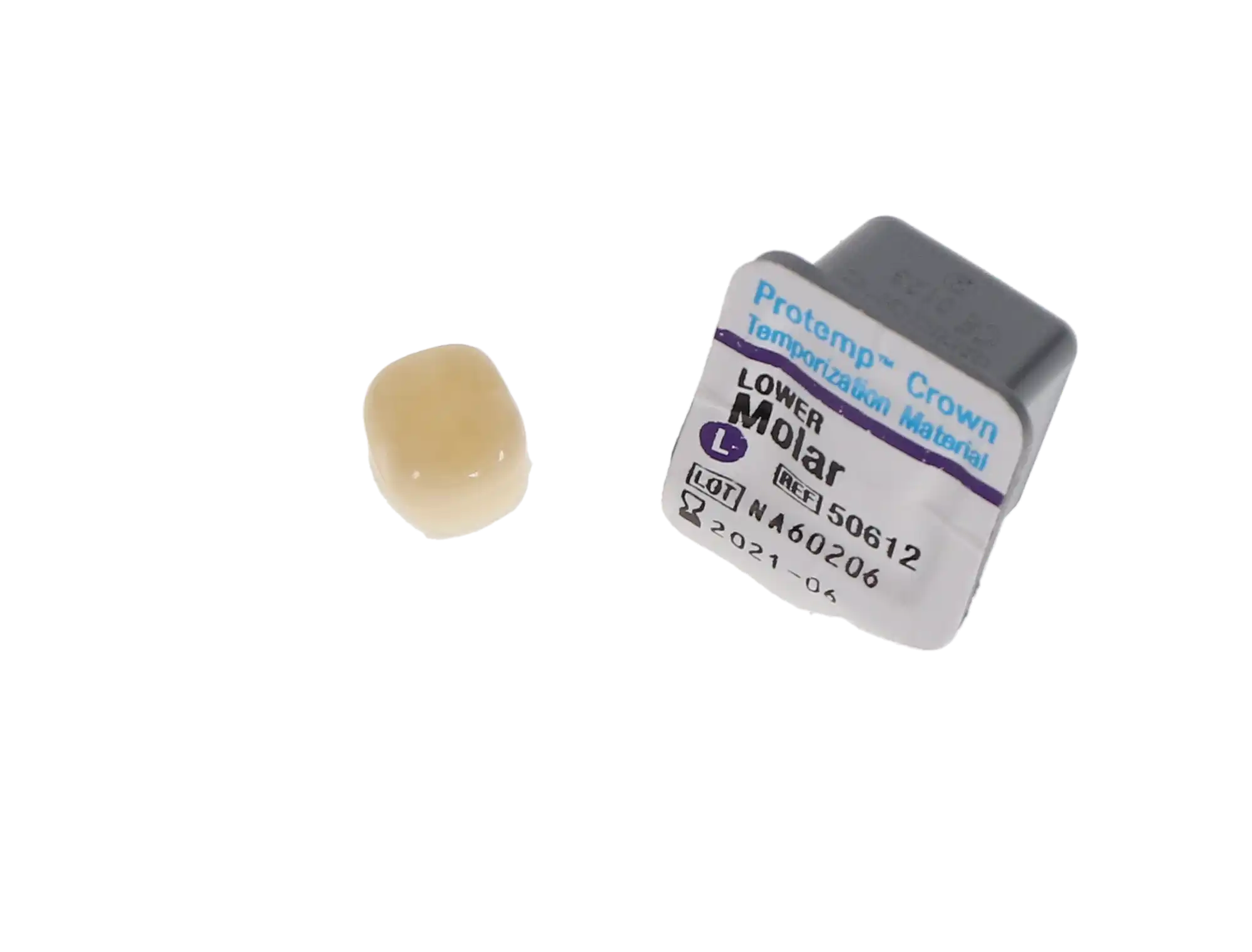 Protemp Crown Temporization Material, Adult Refill, Lower Large Molar, Universal Shade, 5/Pk, 50612 thumbnail 9