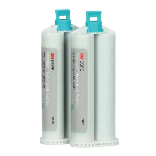 Paradigm VPS Impression Material, Cartridge Refill, Heavy Body, Fast Set, 50 ml, Pale Green, 2/Pk, 5513 thumbnail 2