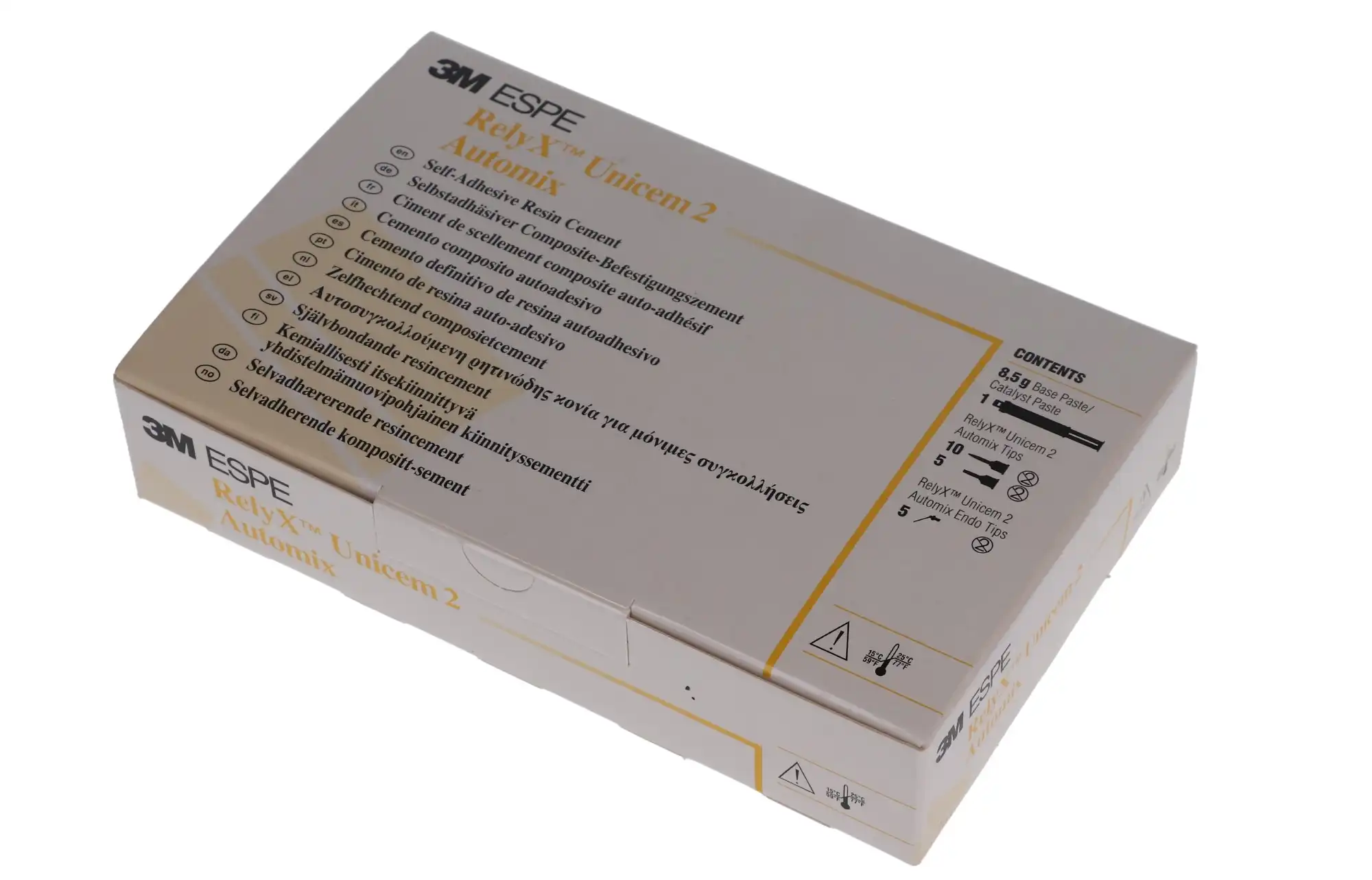 3M RelyX Unicem 2 Automix Self-Adhesive Resin Cement Refill, A2 Universal Shade, 8.5 g Syringe, 56846 thumbnail 13