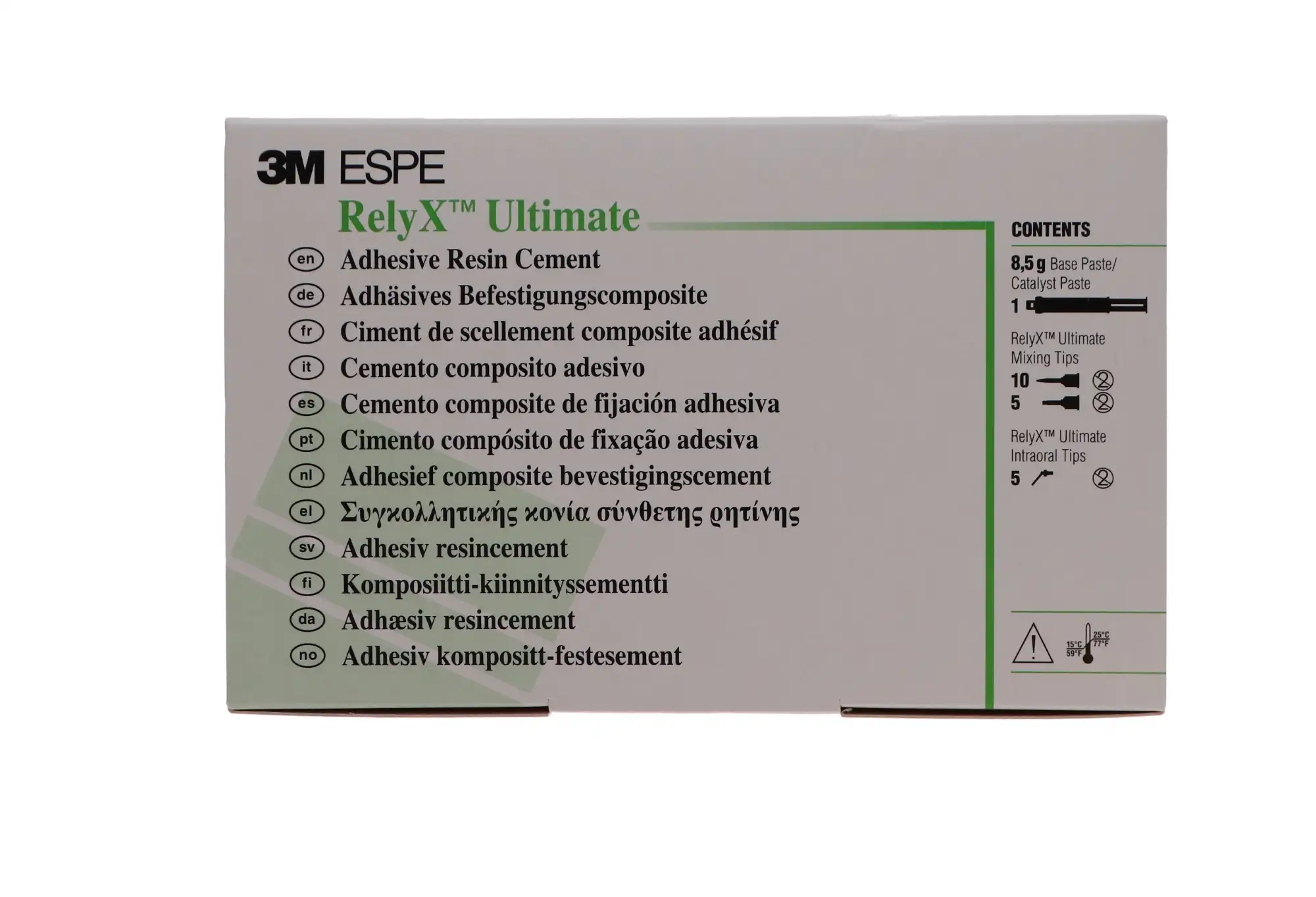 3M RelyX Ultimate Adhesive Resin Cement, Automix Syringe Refill, Translucent, 8.5 g, 1/Pk, 56890 thumbnail 12