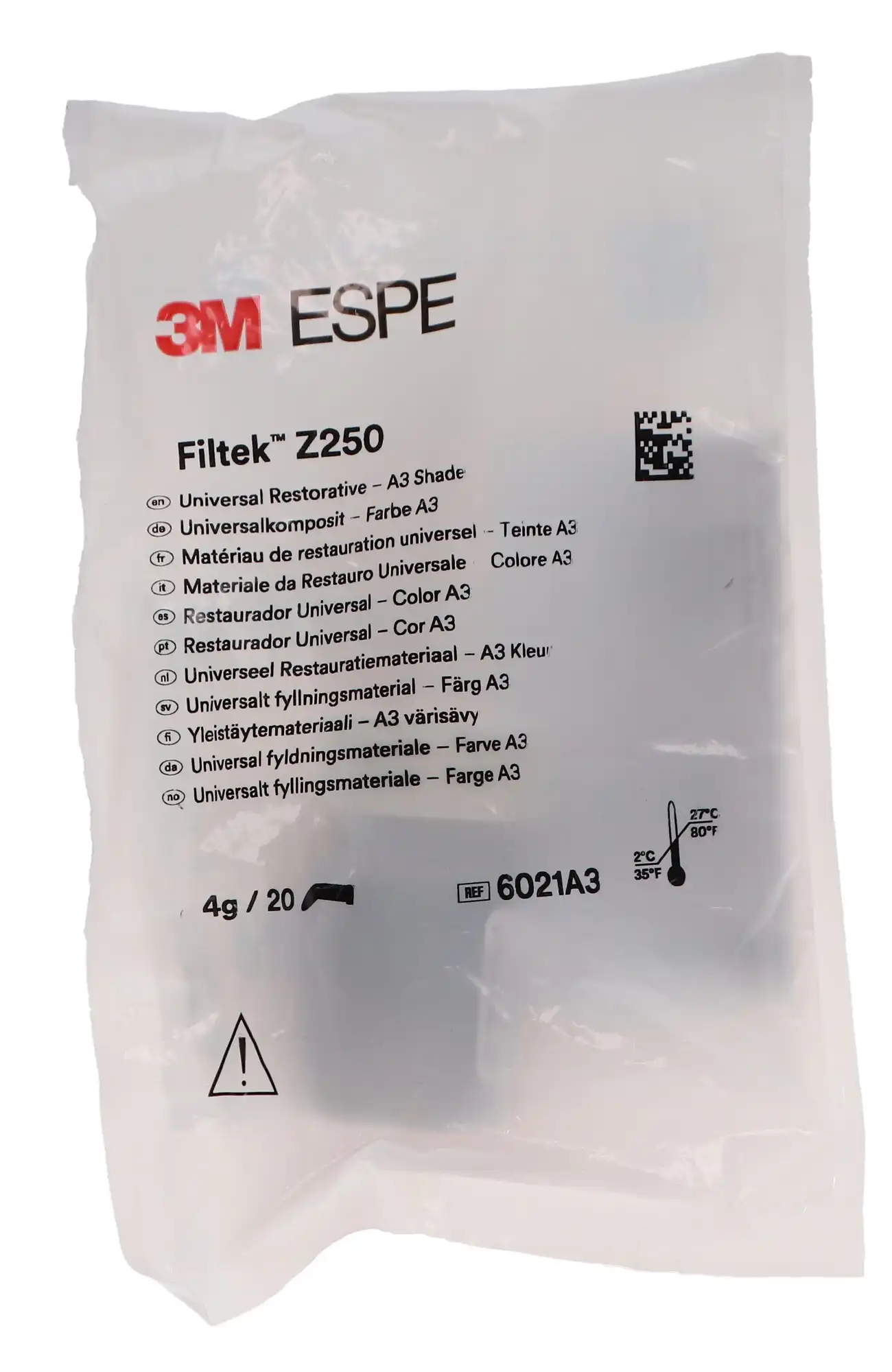 3M Filtek Z250 Universal Restorative Capsules, Shade A3, 0.2 g, 20/Pk, 6021A3 thumbnail 10