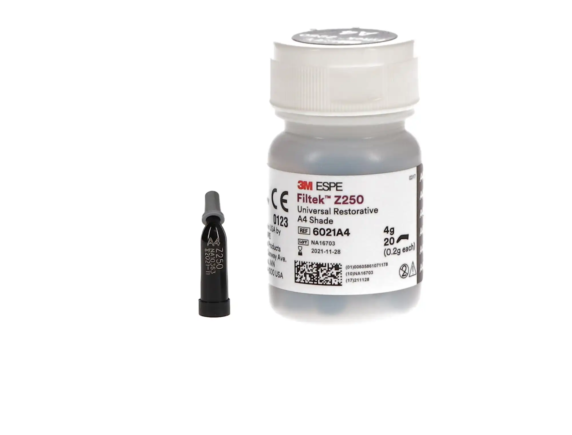 3M Filtek Z250 Universal Restorative Capsules, Shade A4, 0.2 g, 20/Pk, 6021A4 thumbnail 9