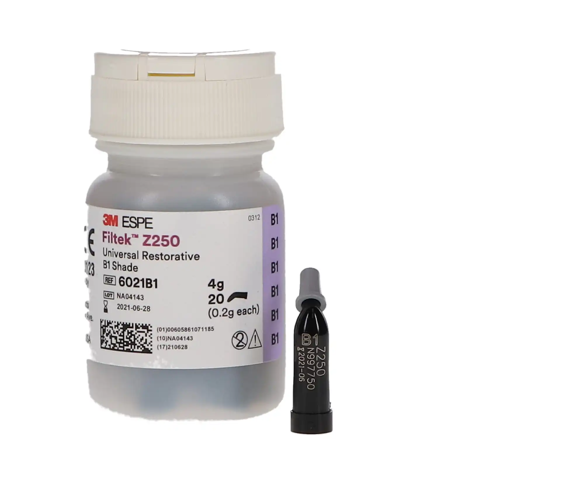 3M Filtek Z250 Universal Restorative Capsule Refill, Shade B1, 0.2 g, 20/Pk, 6021B1 thumbnail 10