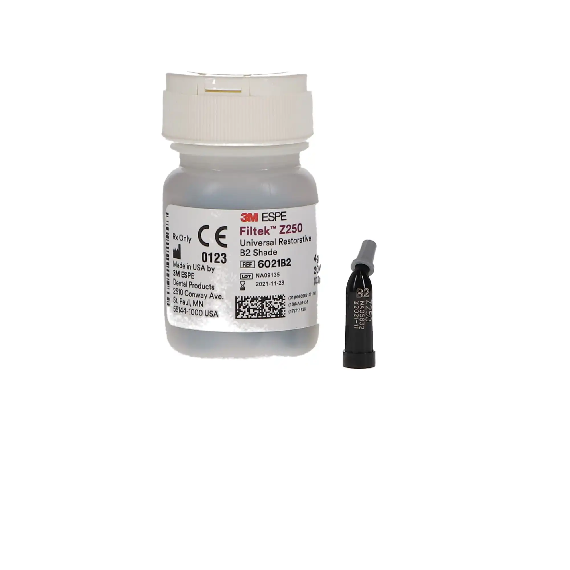 3M Filtek Z250 Universal Restorative Capsules, Shade B2, 0.2 g, 20/Pk, 6021B2 thumbnail 9