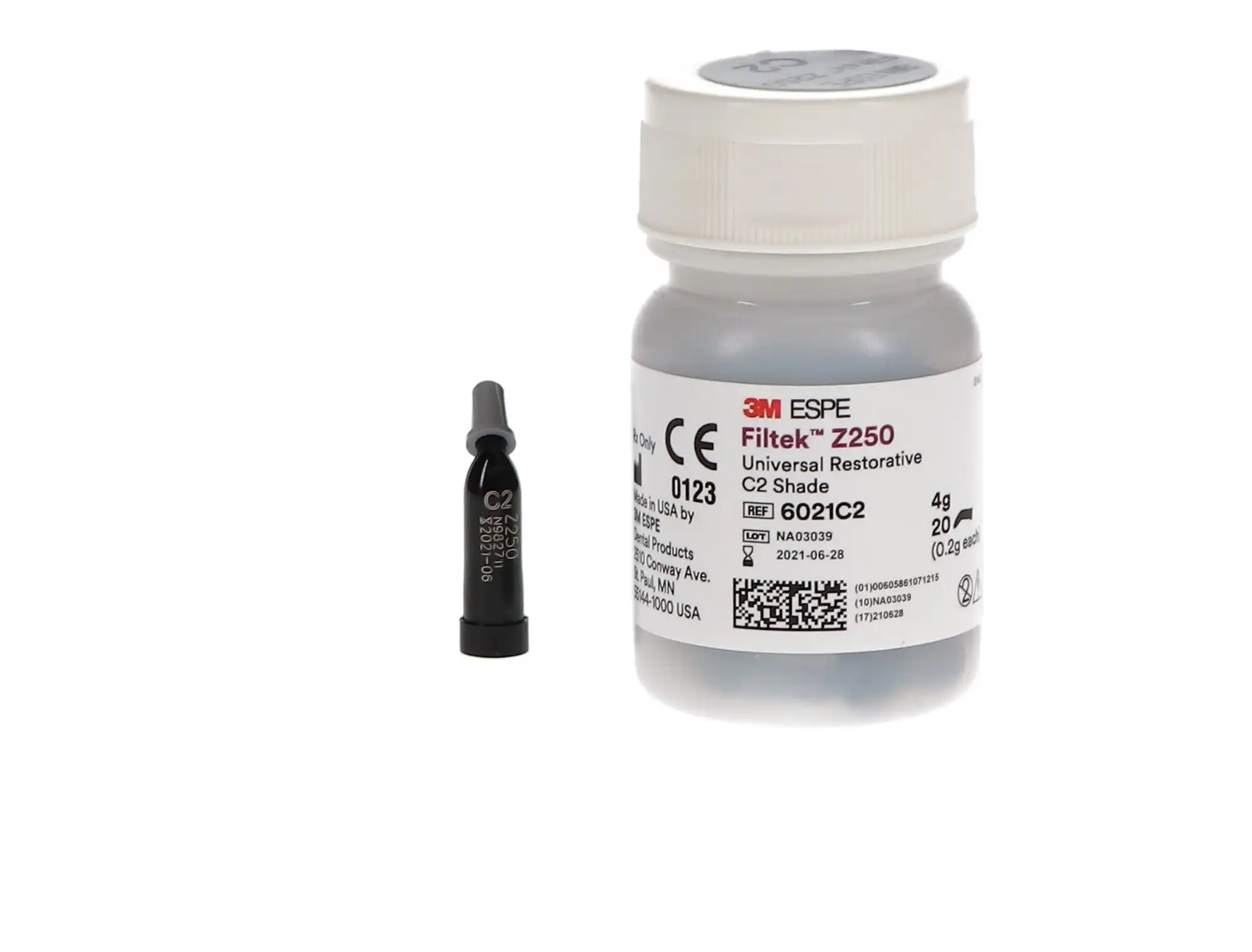 3M Filtek Z250 Universal Restorative Capsules, Shade C2, 0.2 g, 20/Pk, 6021C2 thumbnail 9