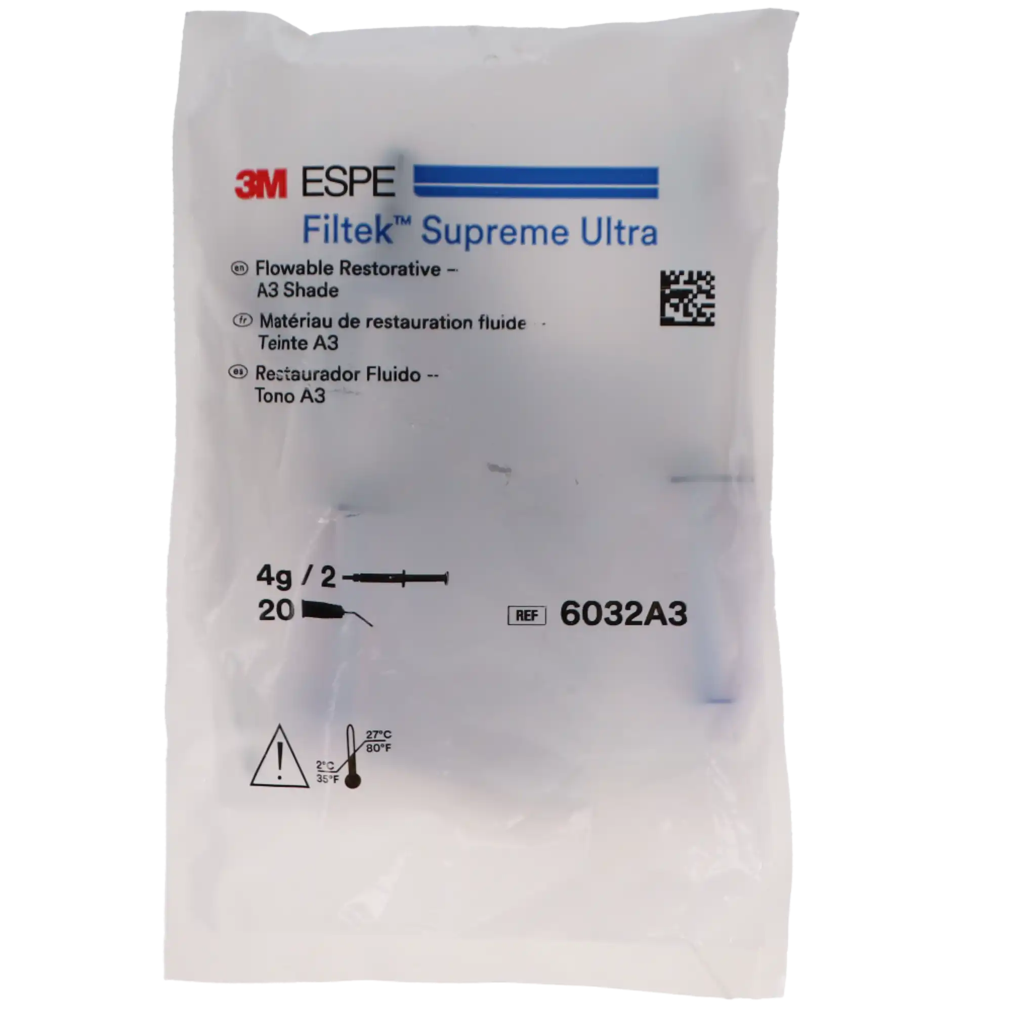3M Filtek Supreme Ultra Flowable Restorative Syringe Refill, Shade A3, 2 g, 2/Pk, 6032A3 thumbnail 12