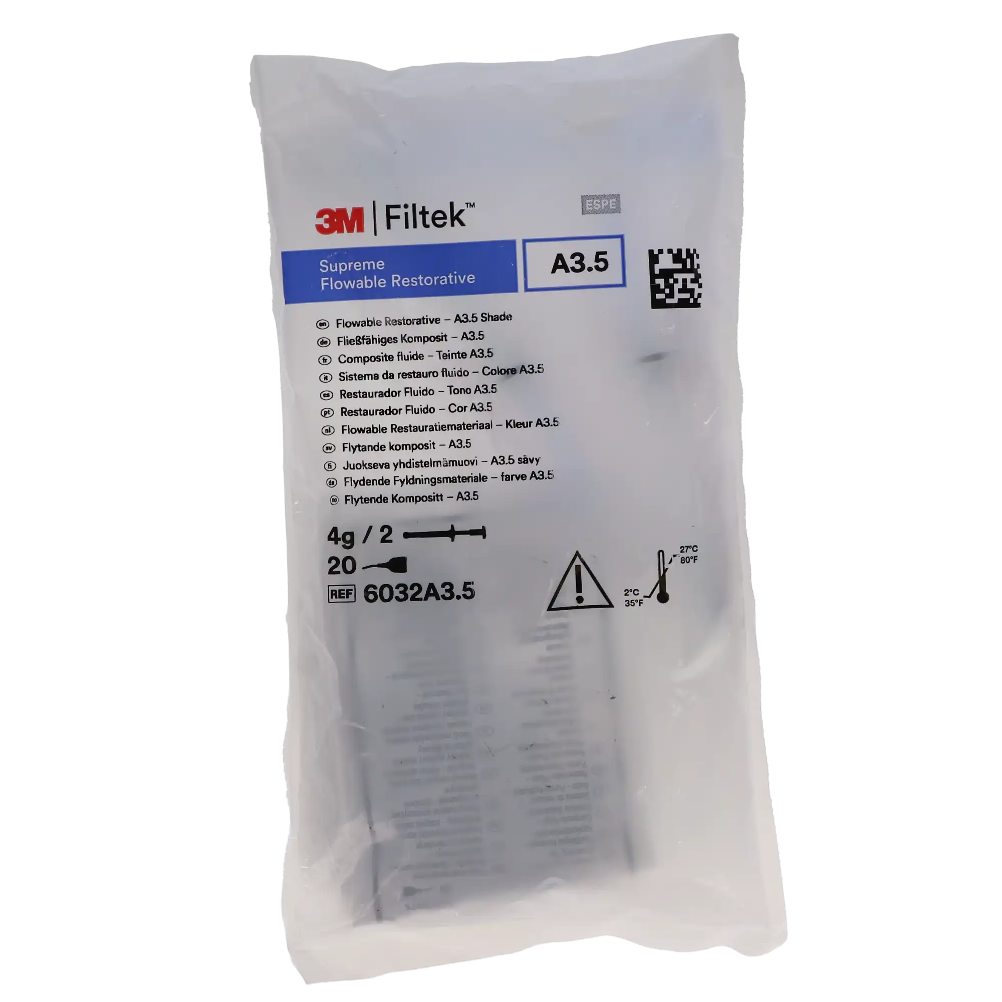 3M Filtek Supreme Ultra Flowable Restorative Syringe Refill, A3.5, 2 g, 2/Pk, 6032A3.5 thumbnail 12