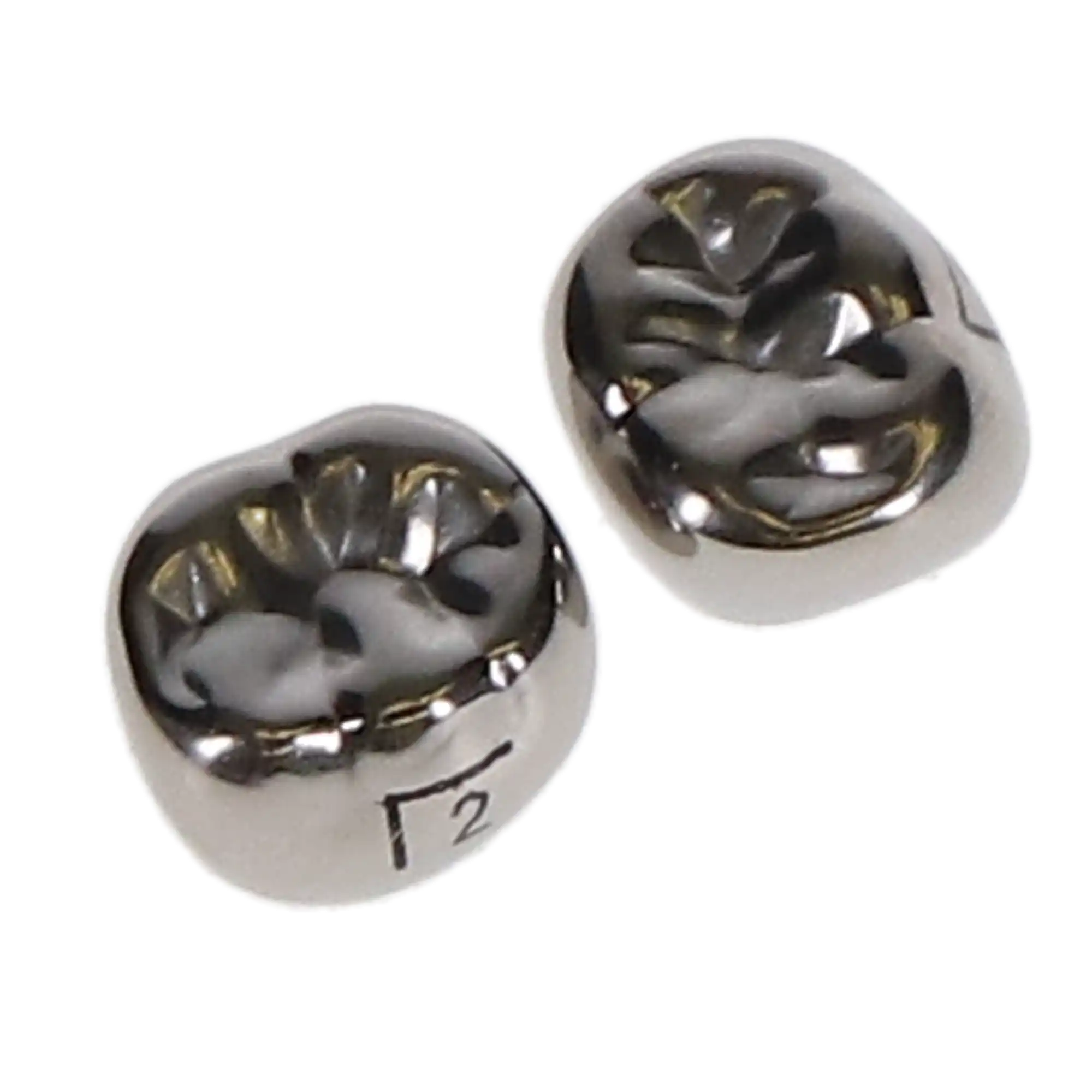3M Stainless Steel Permanent Molar Crown, 6-LL-2, Lower Left First Permanent Molar, Size 2, 5/Box thumbnail 8