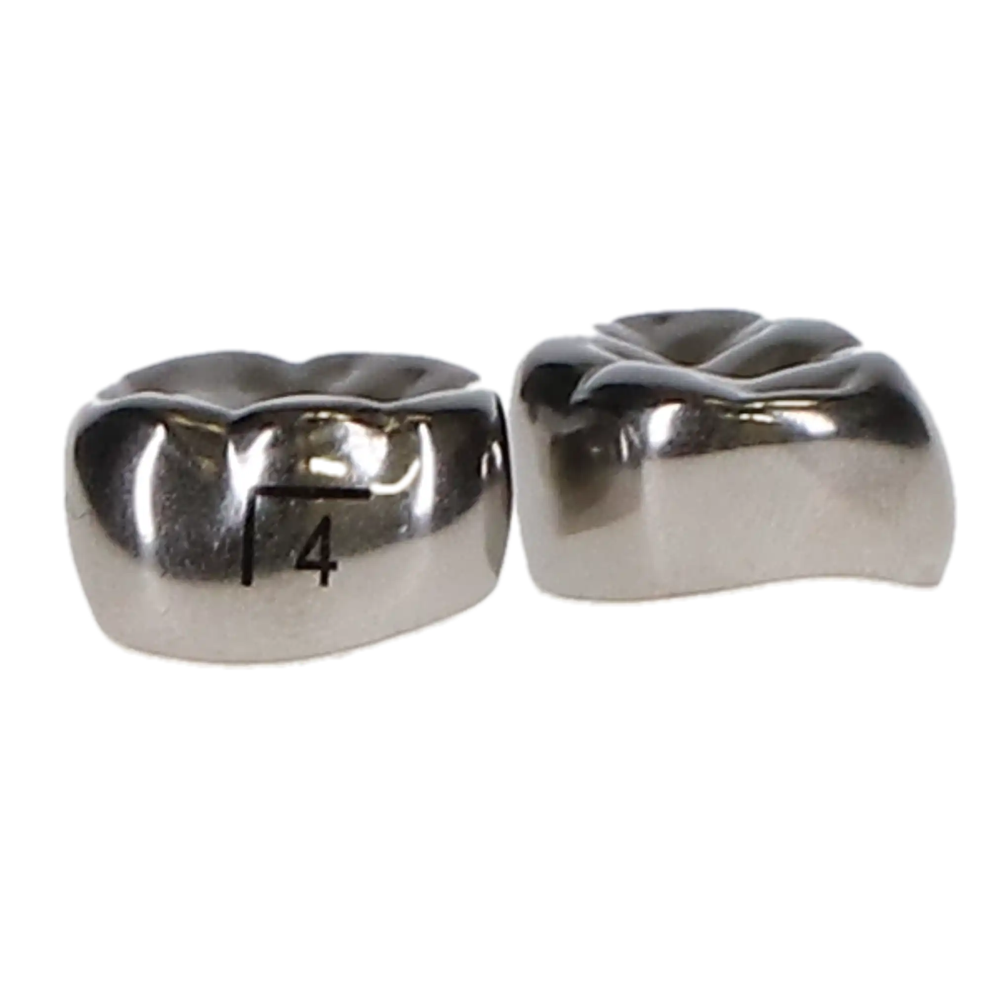 3M ESPE Stainless Steel Permanent Molar Crown, 6LL4, Lower Left First Permanent Molar, Size 4, 5/Box thumbnail 8
