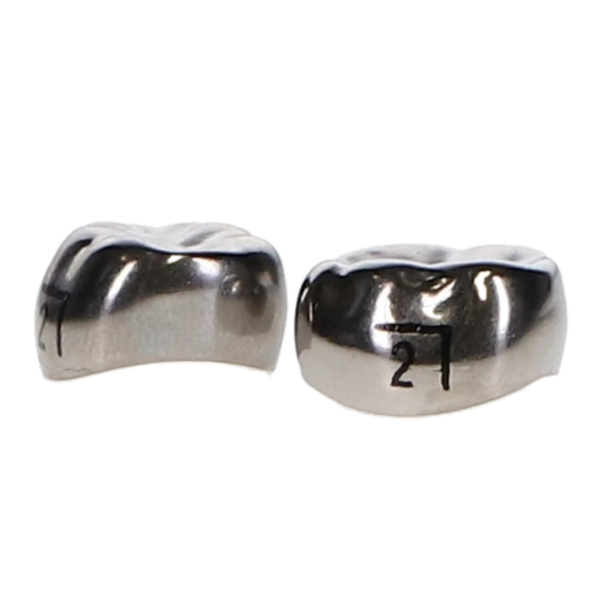 3M ESPE Stainless Steel Permanent Molar Crown, 6LR2, Lower Right First Permanent Molar, Size 2, 5/Box thumbnail 8