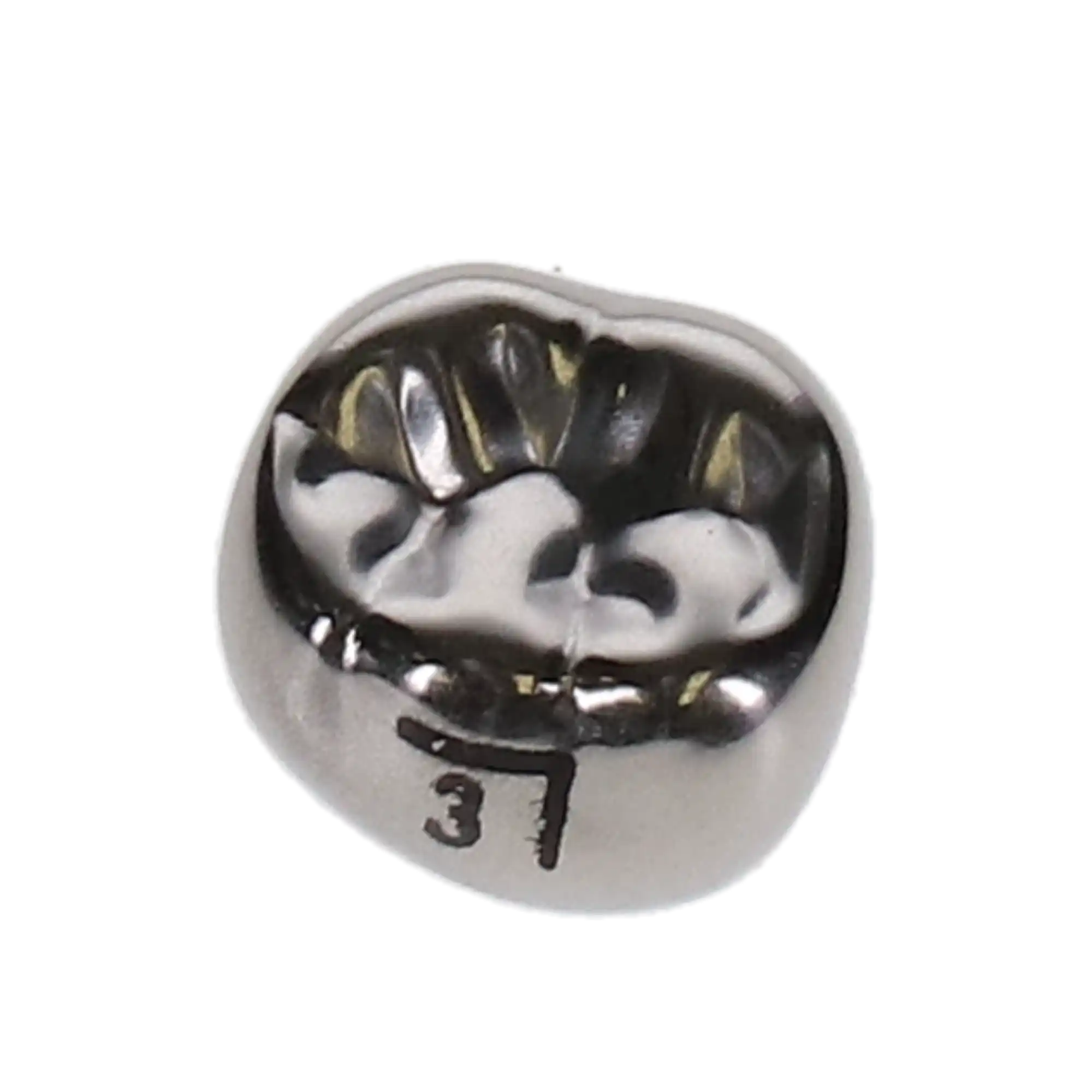 3M ESPE Stainless Steel Permanent Molar Crown, 6LR3, Lower Right First Permanent Molar, Size 3, 5/Box thumbnail 8