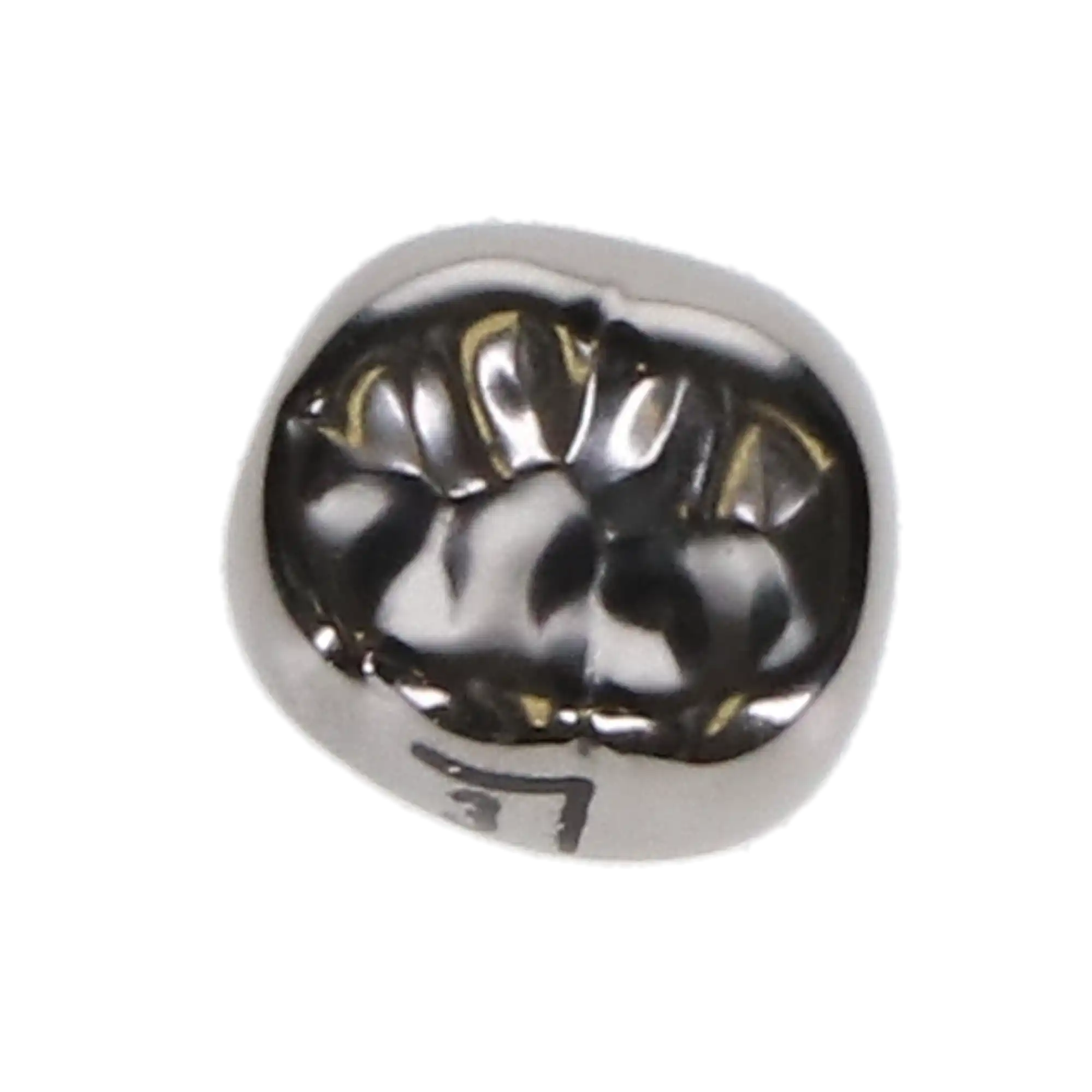 3M ESPE Stainless Steel Permanent Molar Crown, 6LR3, Lower Right First Permanent Molar, Size 3, 5/Box thumbnail 9