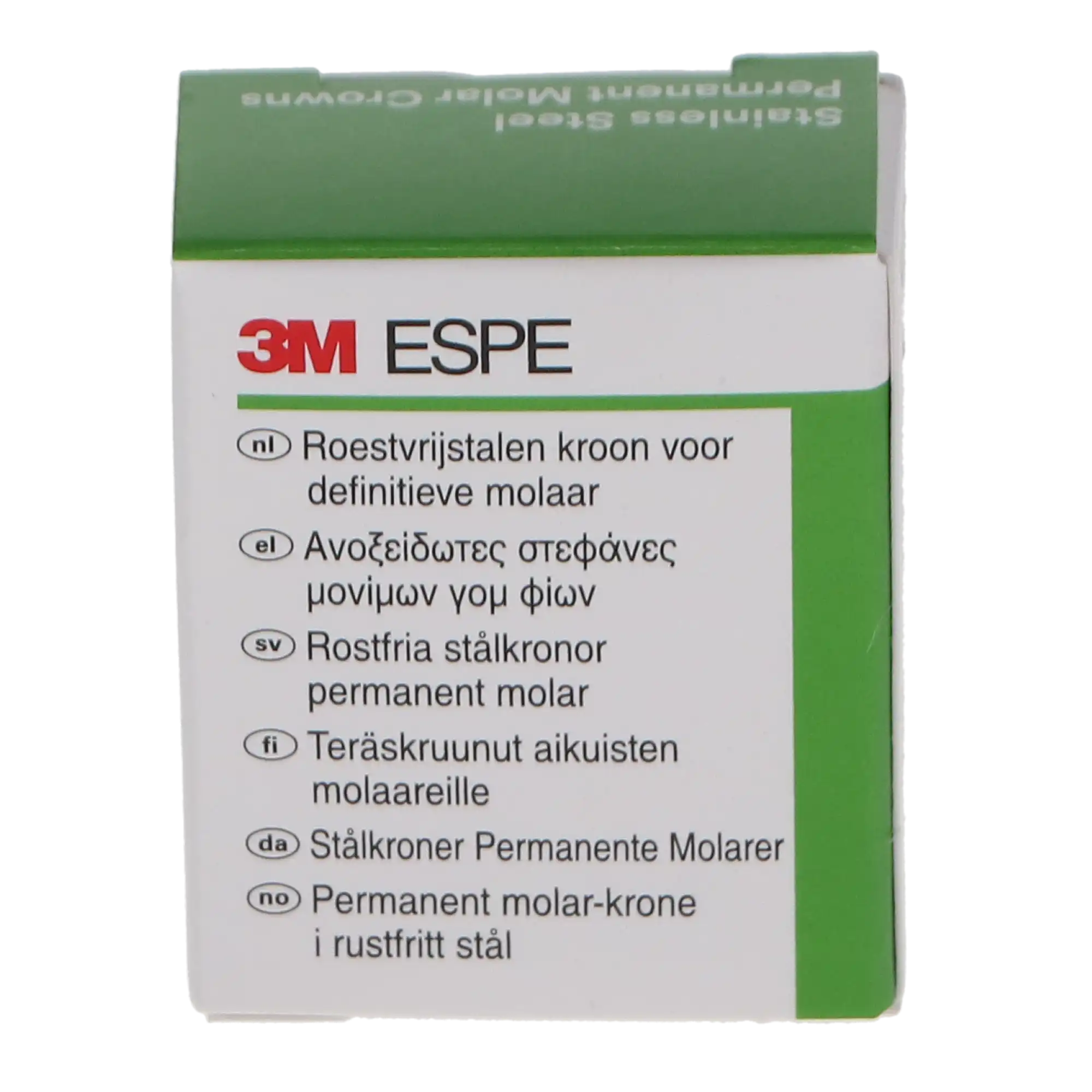 3M ESPE Stainless Steel Permanent Molar Crown, 6LR3, Lower Right First Permanent Molar, Size 3, 5/Box thumbnail 10