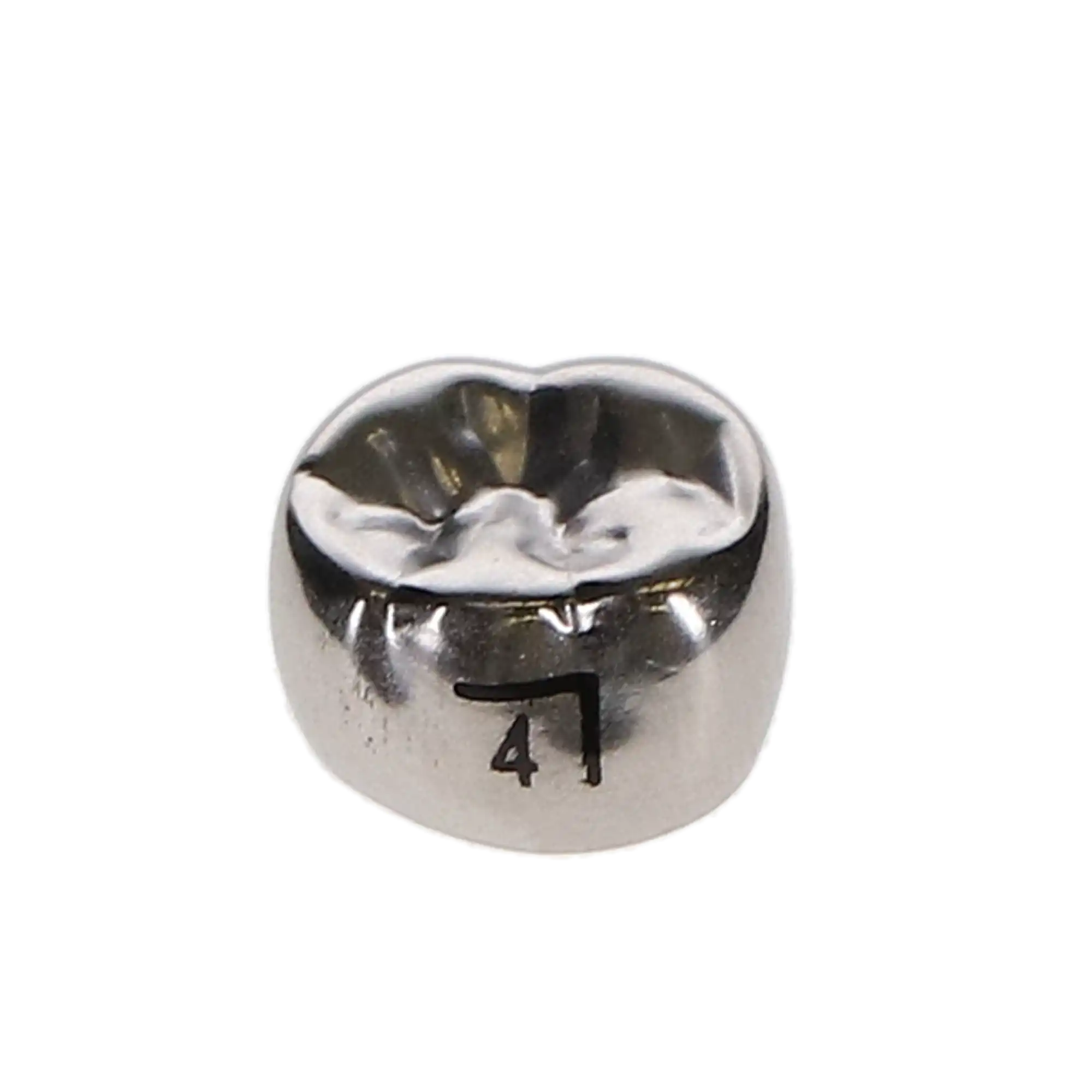 3M ESPE Stainless Steel Permanent Molar Crown, 6LR4, Lower Right First Permanent Molar, Size 4, 5/Box thumbnail 7