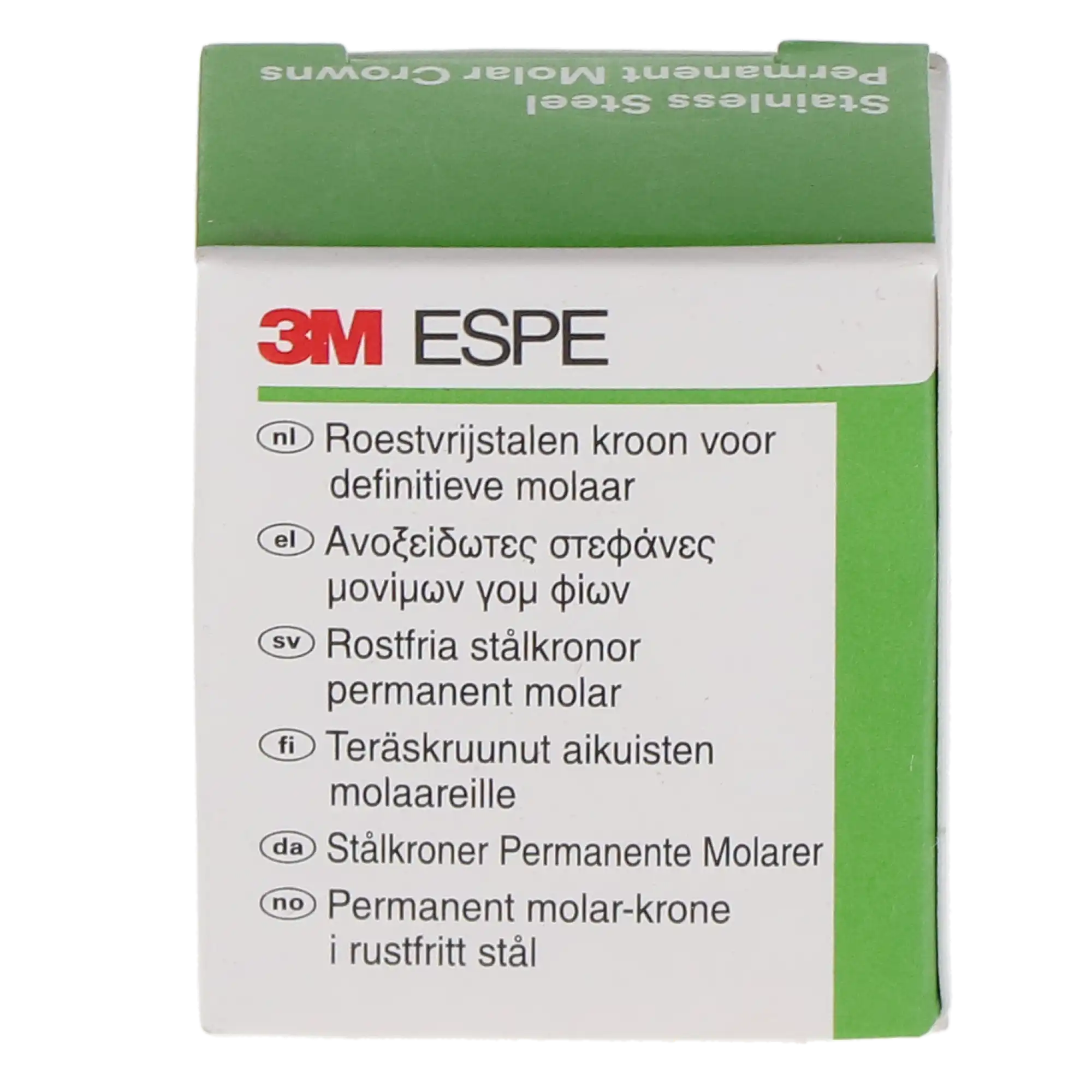 3M ESPE Stainless Steel Permanent Molar Crown, 6LR4, Lower Right First Permanent Molar, Size 4, 5/Box thumbnail 10
