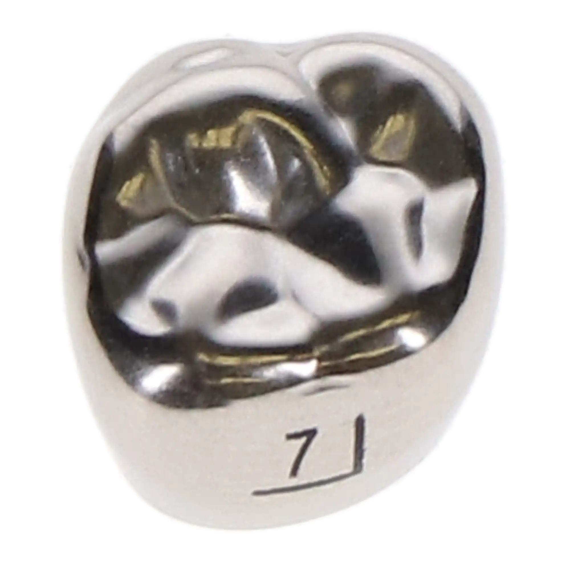 3M ESPE Stainless Steel Permanent Molar Crown, Size 6UR7, Upper Right First Permanent Molar, 5/Box, 6-UR-7 thumbnail 8
