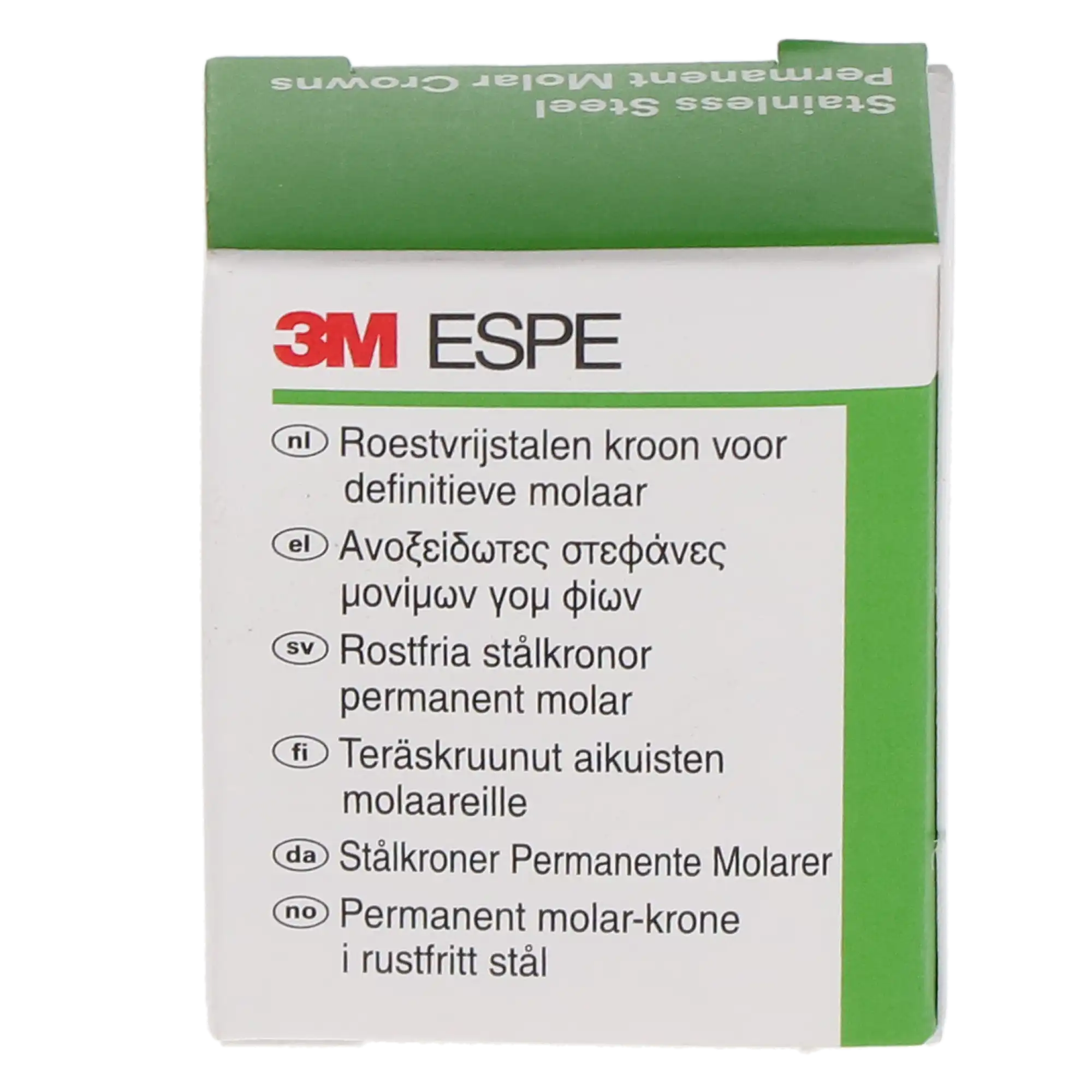 3M ESPE Stainless Steel Permanent Molar Crown, Size 6UR7, Upper Right First Permanent Molar, 5/Box, 6-UR-7 thumbnail 10