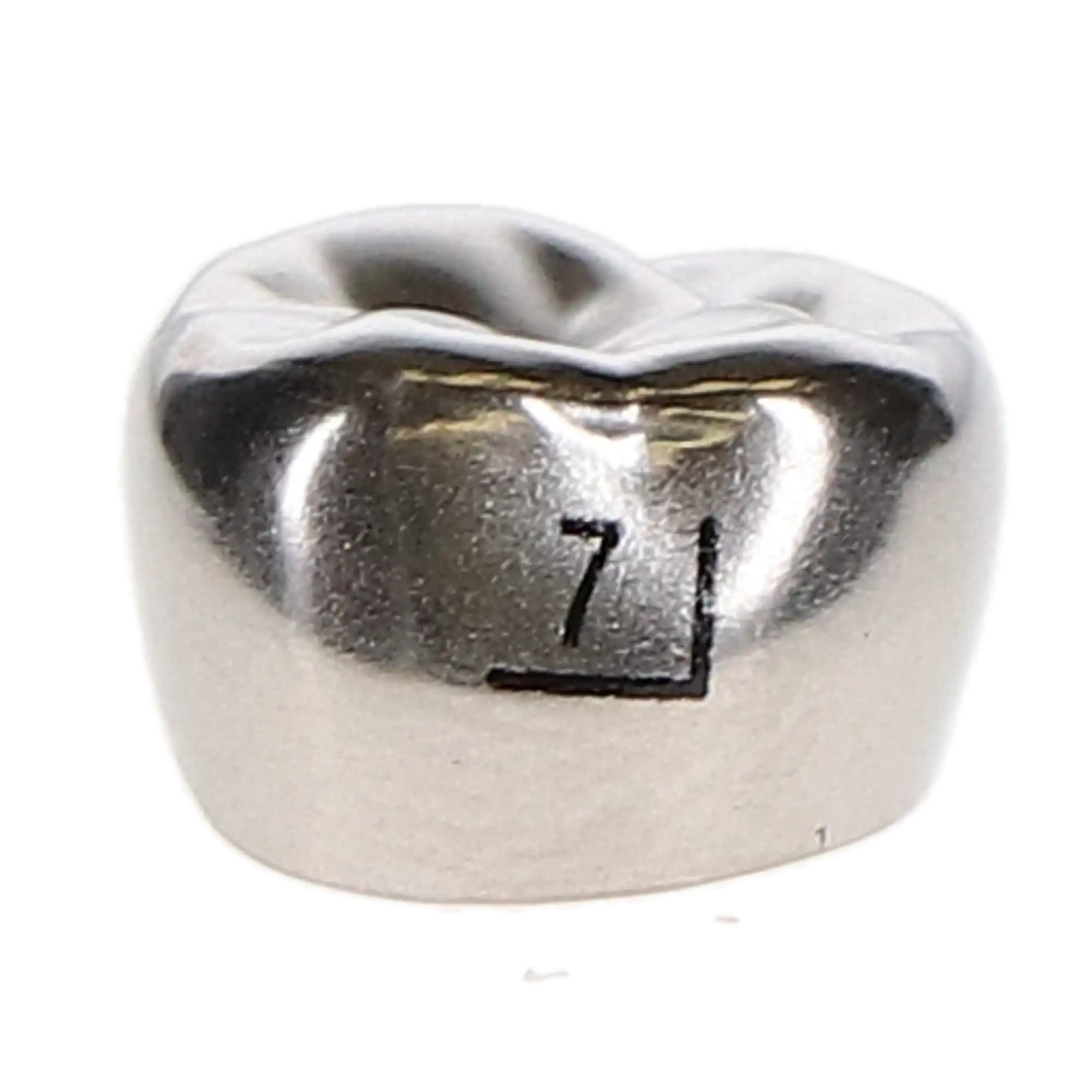 3M ESPE Stainless Steel Permanent Molar Crown, Size 6UR7, Upper Right First Permanent Molar, 5/Box, 6-UR-7 thumbnail 11
