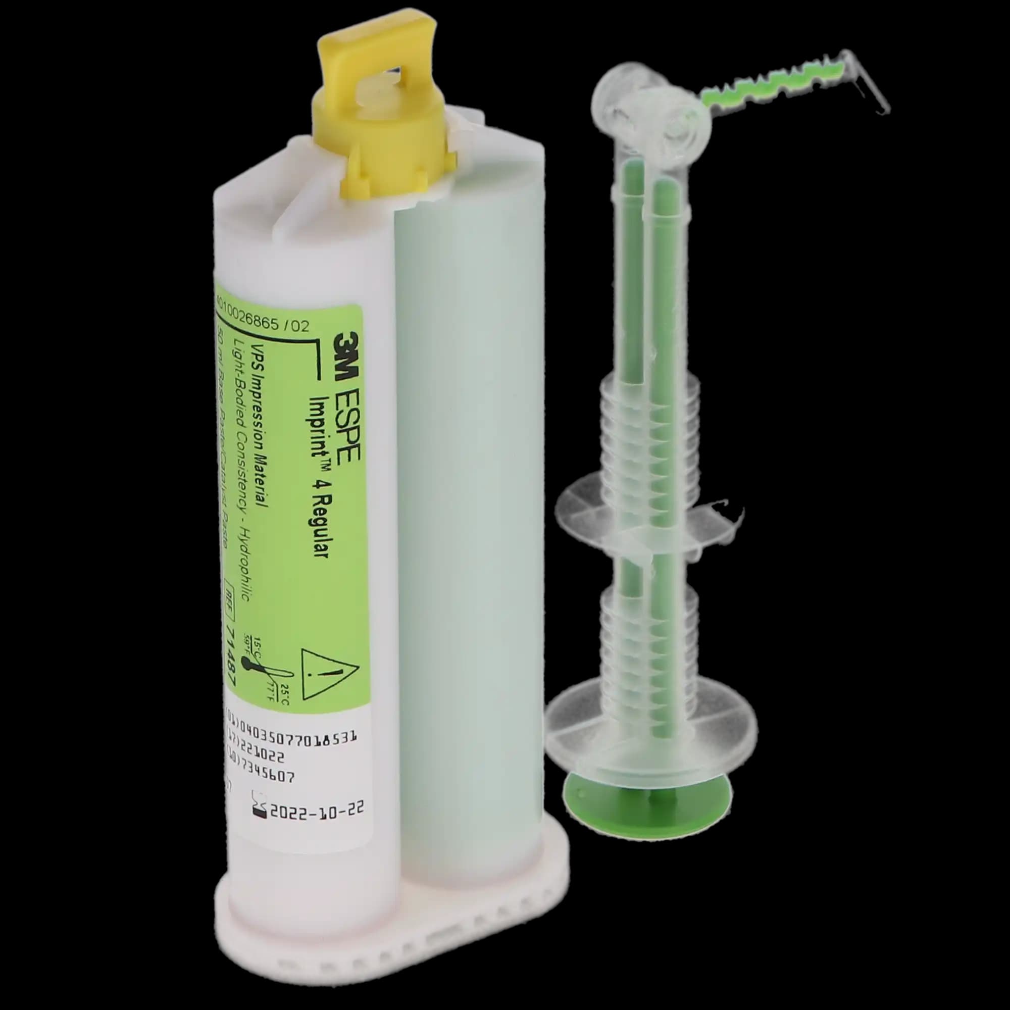 3M Imprint 4 VPS Impression Material, Regular Body, Regular Set, Refill, 4 x 50 ml Cartridges, 71487 thumbnail 2