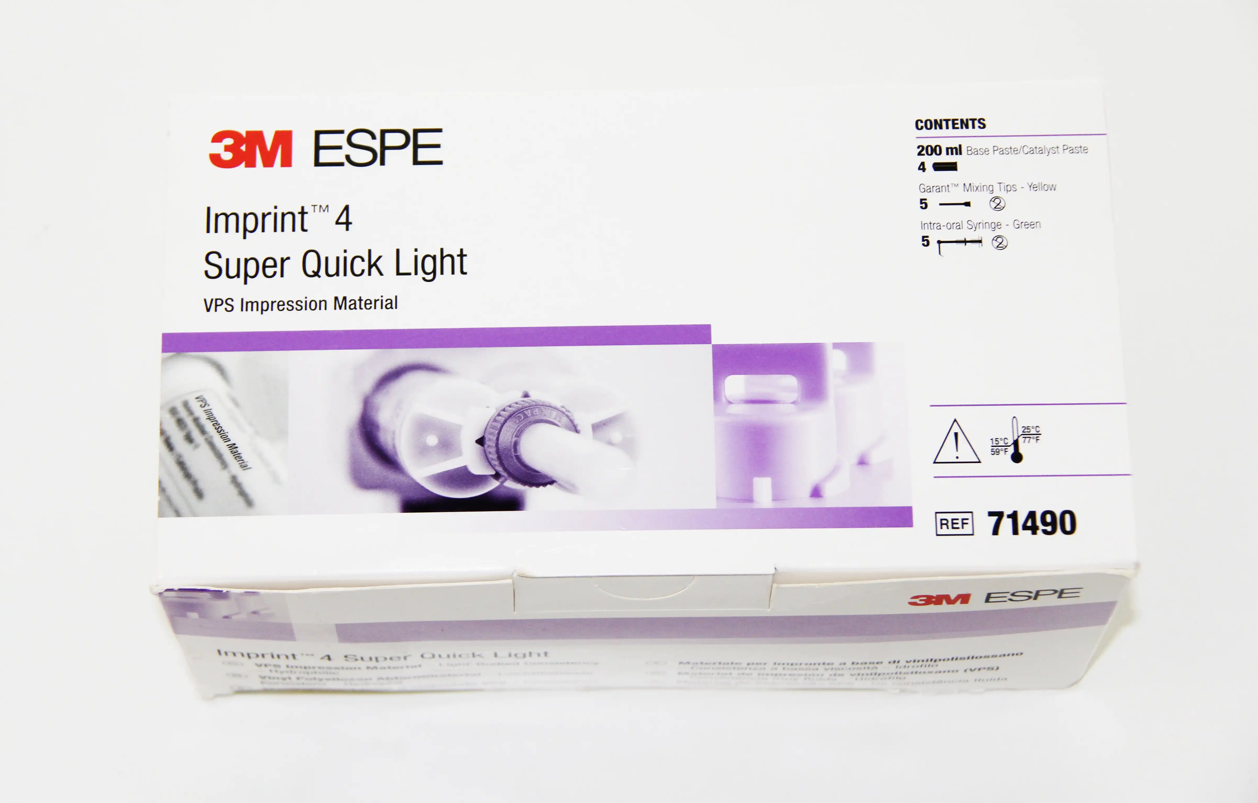 3M Imprint 4 Light Body VPS Impression Material Refill, Regular Set, 50 ml Cartridges, 4/Pk, 71488 thumbnail 2