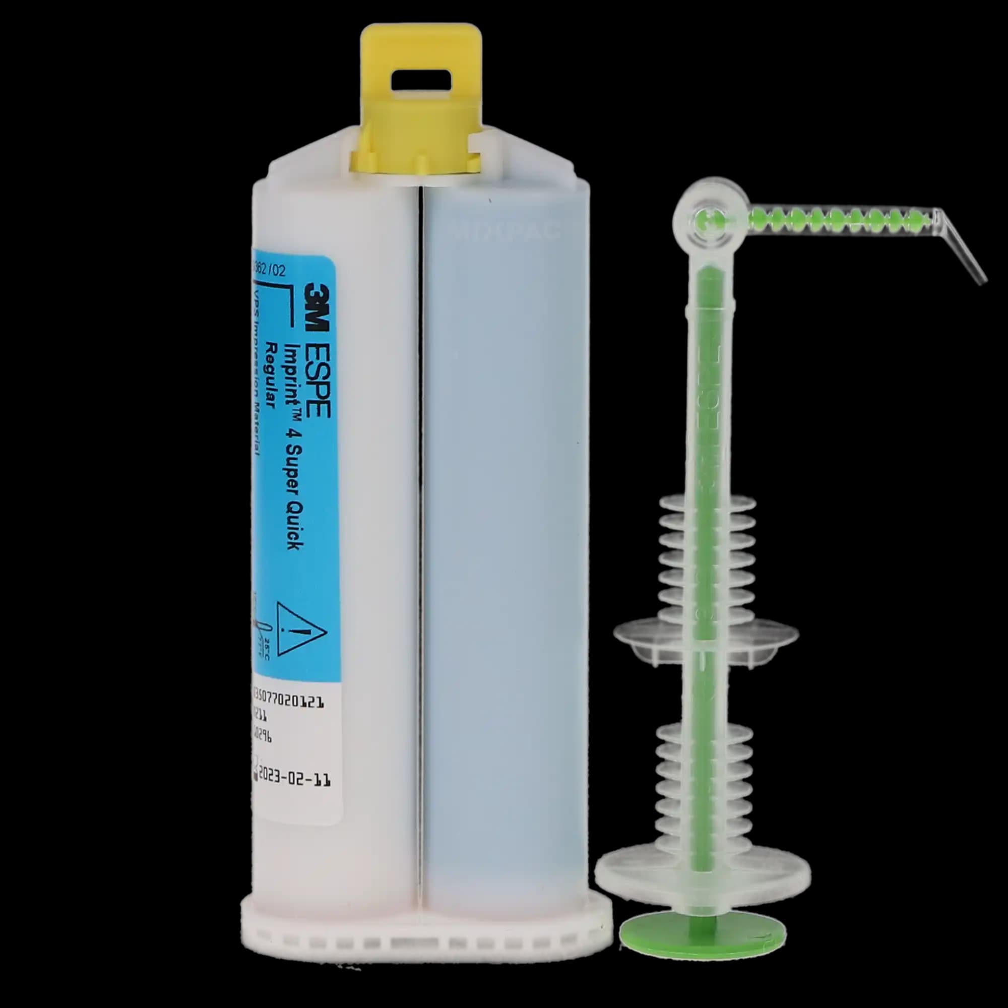 3M Imprint 4 Super Quick Regular Body VPS Impression Material Refill, 50 ml Cartridges, Blue, 4/Pk, 71489 thumbnail 6