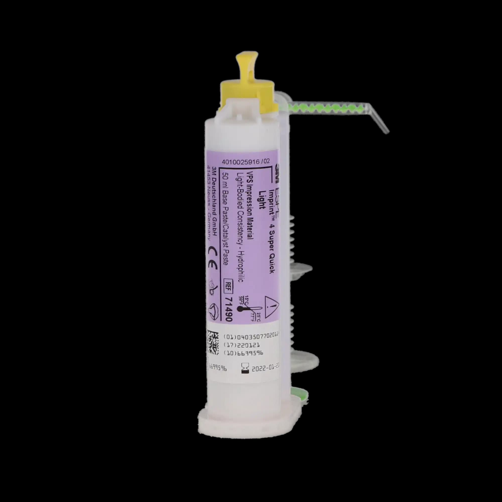 3M Imprint 4 Super Quick Light Body VPS Impression Material Refill, 50 ml Garant Cartridges, Purple, 4/Pk, 71490 thumbnail 4