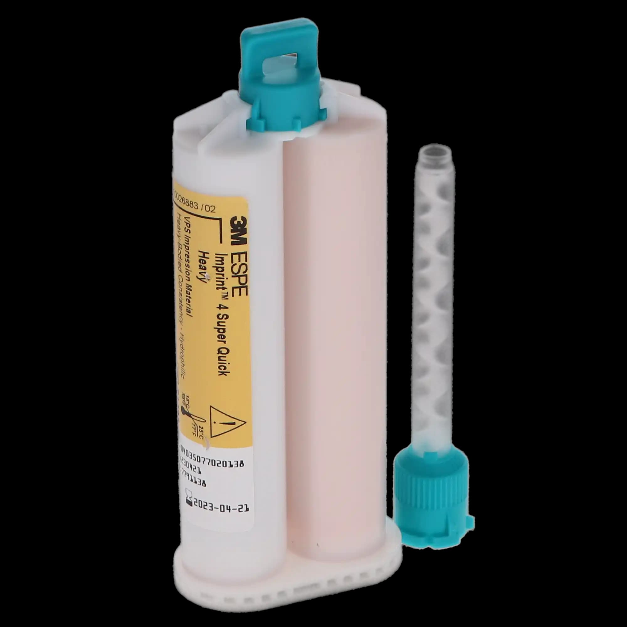 3M Imprint 4 VPS Impression Material, Super Quick Heavy Body, Garant Cartridge Refill, 50 ml, Yellow, 4/Pk, 71493 thumbnail 2
