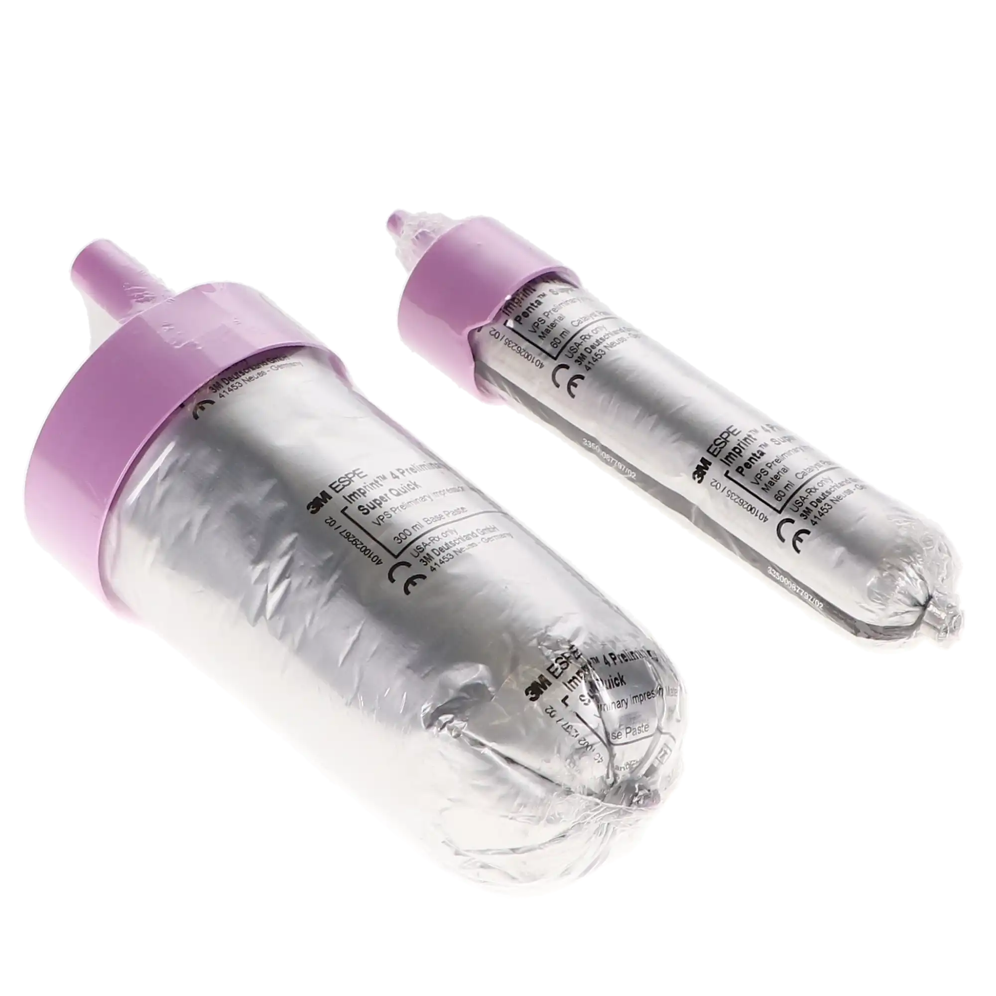 3M Imprint 4 Preliminary Penta Super Quick VPS Impression Material Value Refill, 6 x 300 mL Base Paste + 6 x 60 mL Catalyst, 71524 thumbnail 2