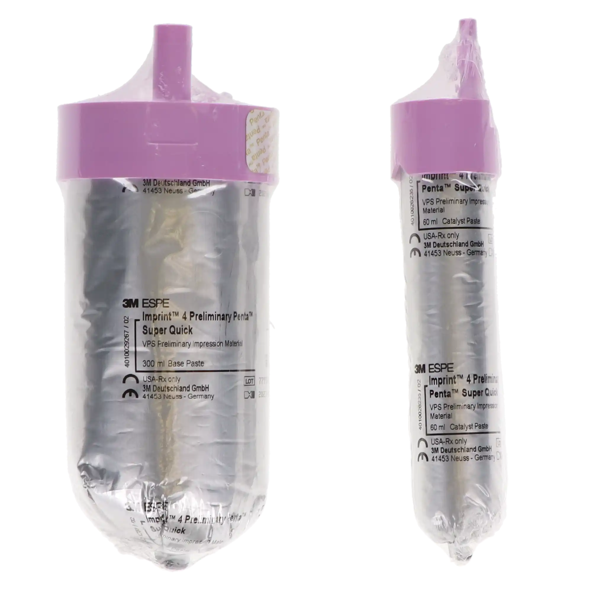 3M Imprint 4 Preliminary Penta Super Quick VPS Impression Material Value Refill, 6 x 300 mL Base Paste + 6 x 60 mL Catalyst, 71524 thumbnail 6