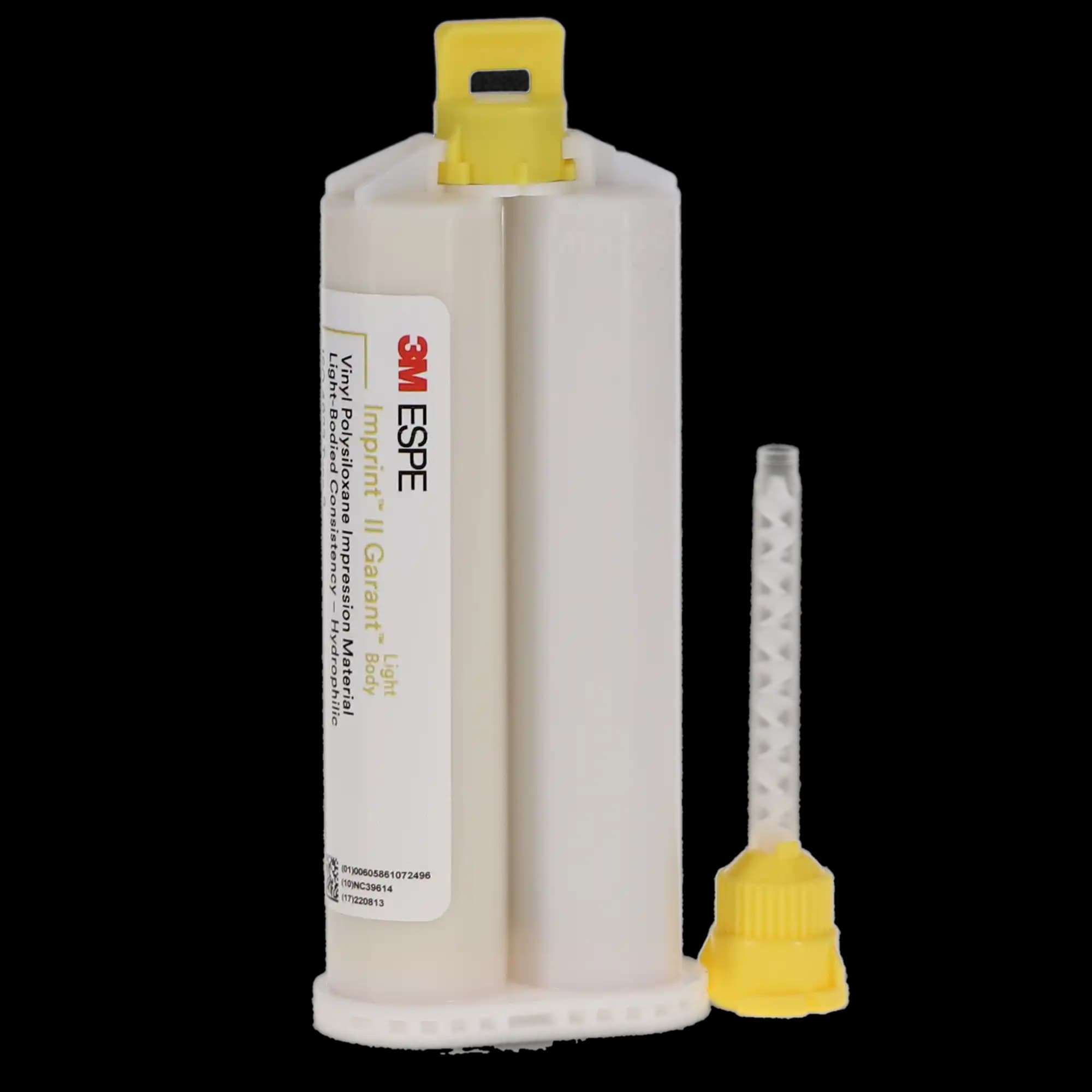 3M Imprint II Garant VPS Impression Material, Light Body, Yellow, 50 ml Cartridge Refill, 4/Pk, 9378 thumbnail 2