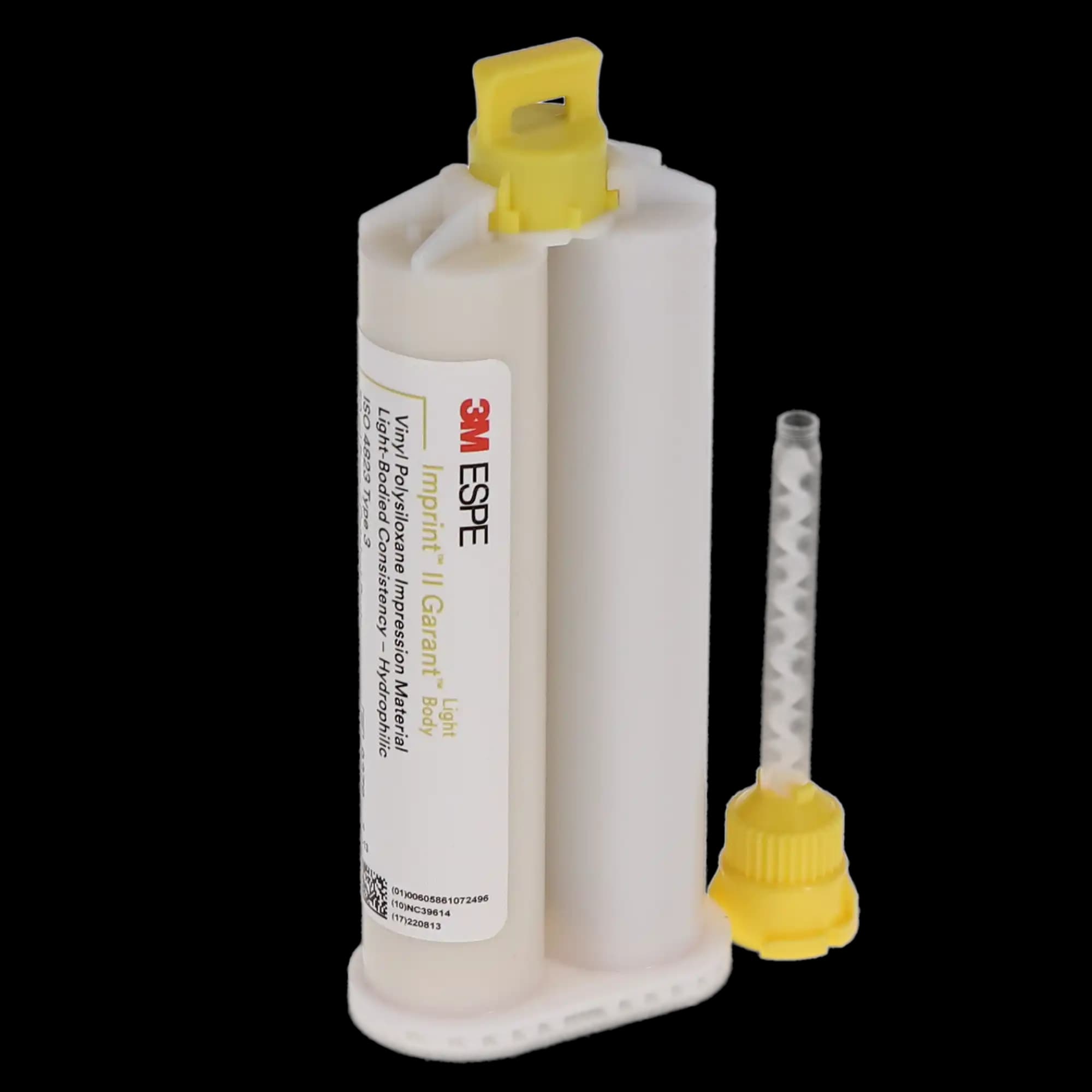 3M Imprint II Garant VPS Impression Material, Light Body, Yellow, 50 ml Cartridge Refill, 4/Pk, 9378 thumbnail 3