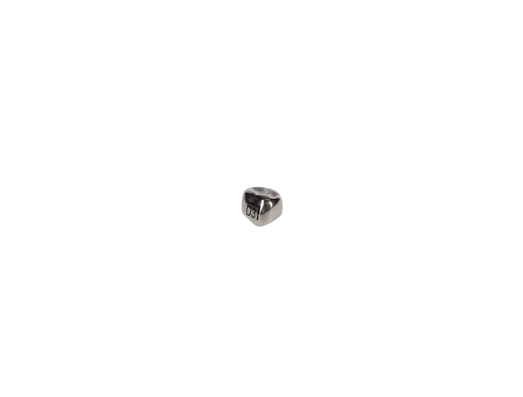 3M ESPE Stainless Steel Primary Molar Crown, First Primary Molar, Lower Right, Size DLR3, Refill Box of 5, D-LR-3 thumbnail 2
