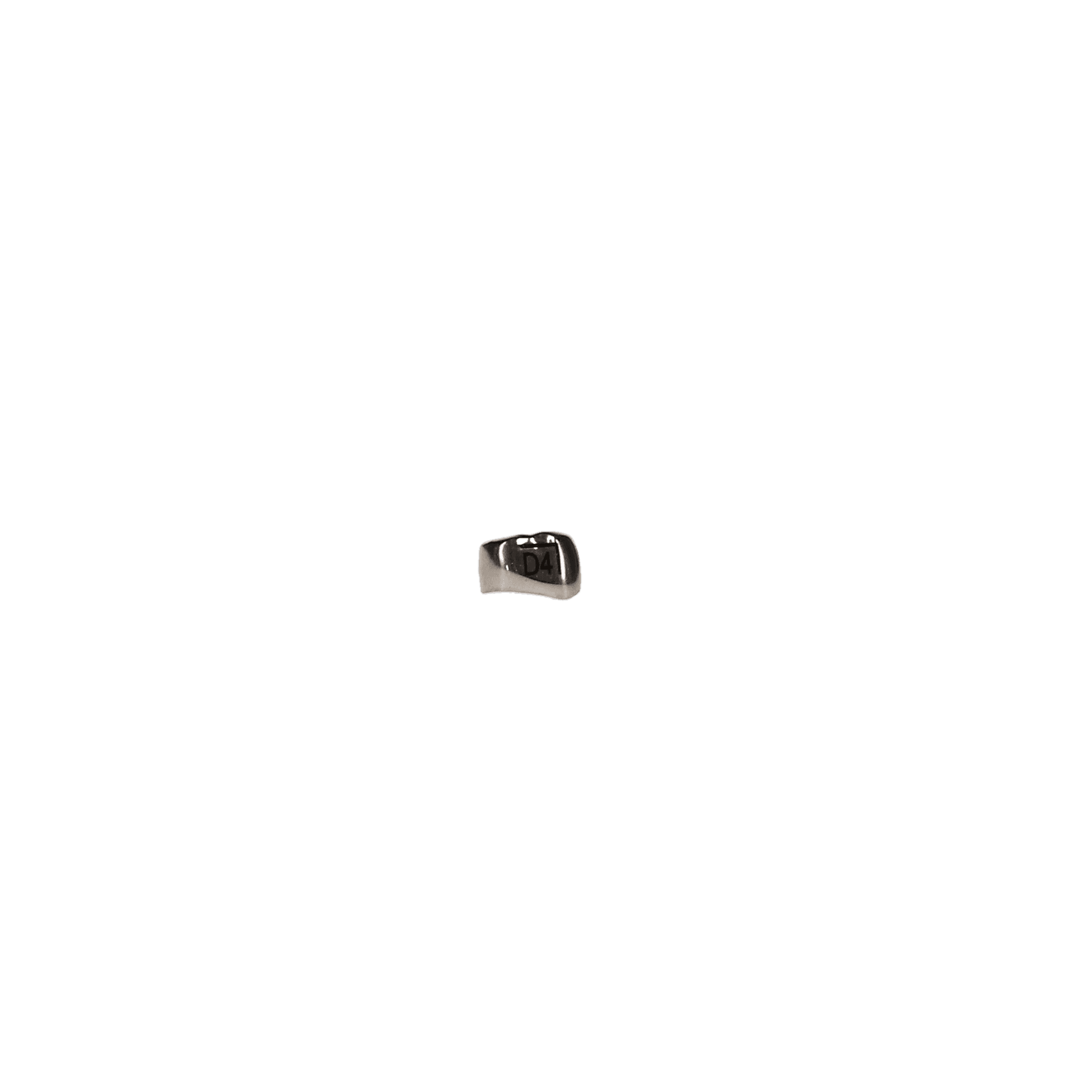 3M ESPE Stainless Steel Primary Molar Crown, DLR4, Lower Right First Primary Molar, Size 4, 5/Box, D-LR-4 thumbnail 6