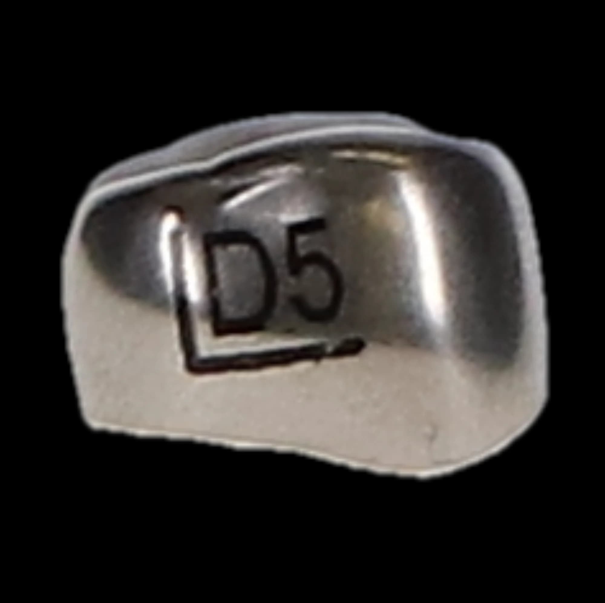 3M ESPE Stainless Steel Primary Molar Crown, First Primary Molar, Upper Left, Size 5, DUL5, 5/Box thumbnail 6
