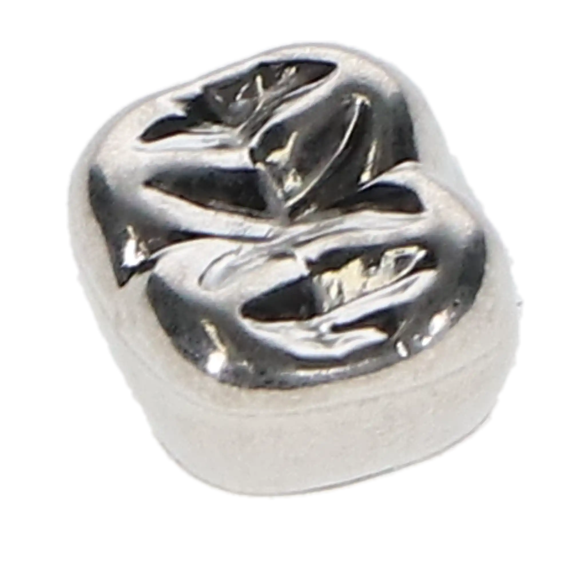 3M Iso-Form Temporary Tin-Silver Molar Crowns, Lower Right Second Molar, Size L74, 5/Box thumbnail 2