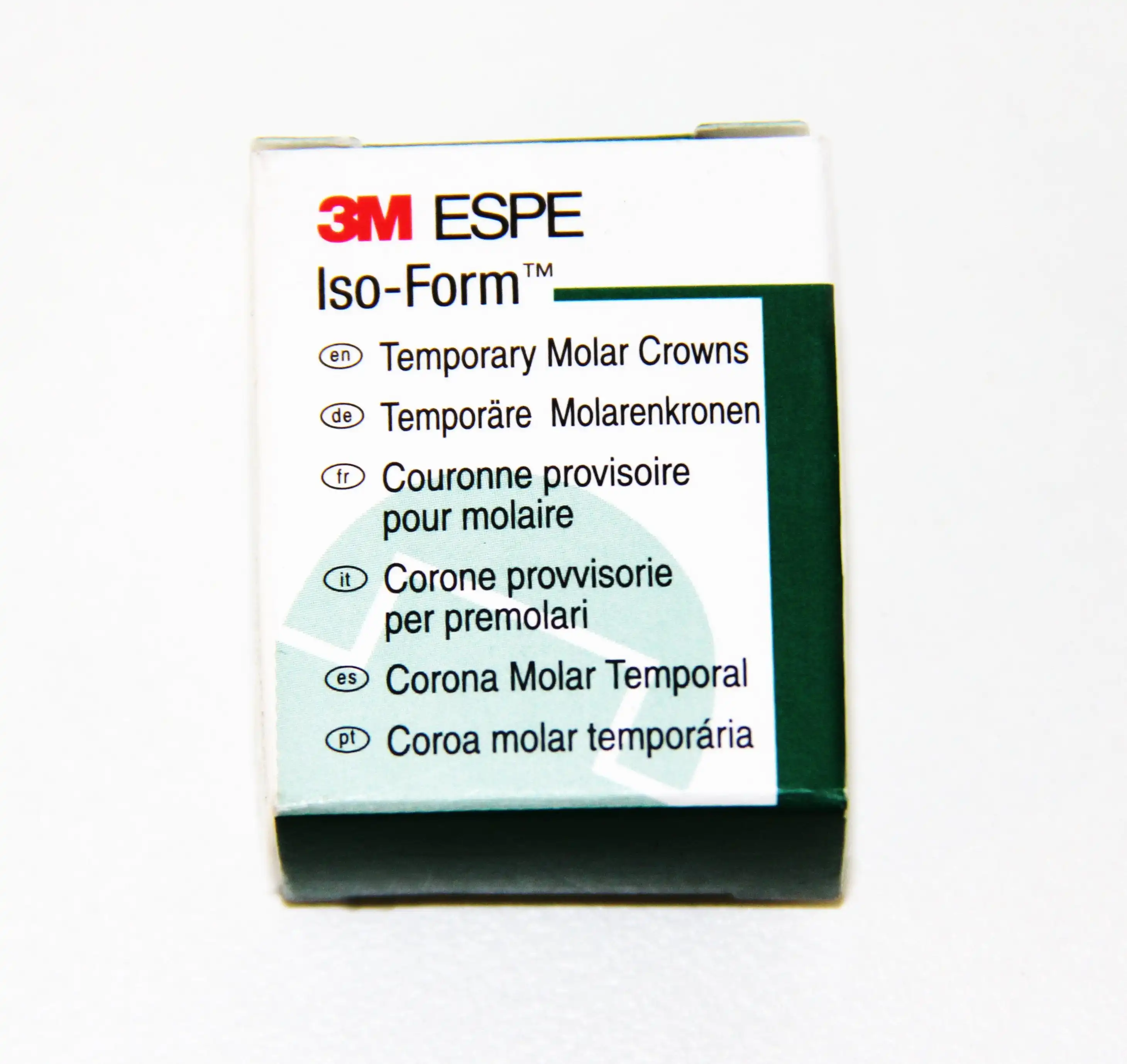 3M Iso-Form Temporary Tin-Silver Bicuspid Crown, Upper Left Second Bicuspid, Size U51, 5/Box, U51 - 3M Iso-Form Temporary Bicuspid Crowns - Image 1