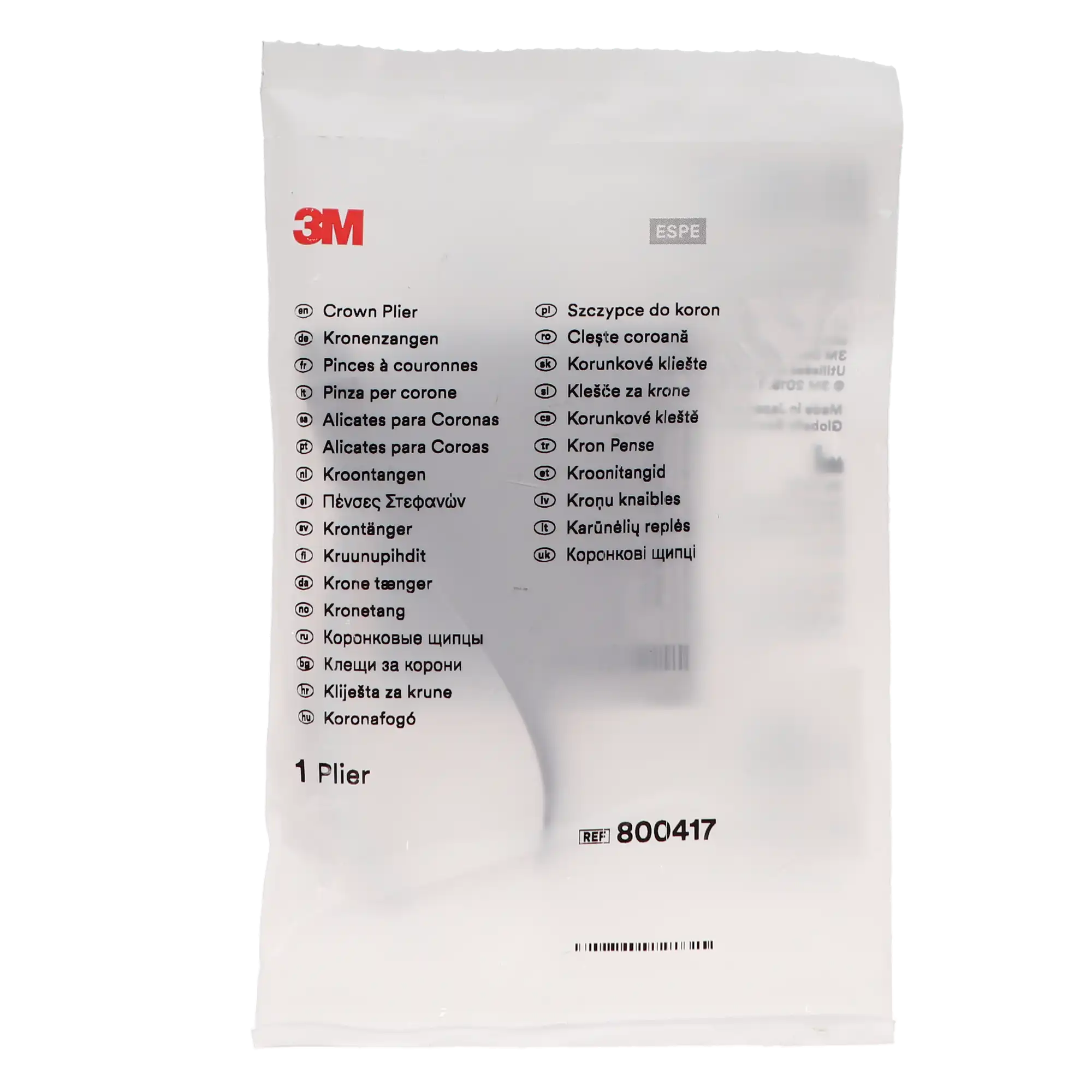 3M ESPE Crown Crimping Pliers, Standard/Regular, 800417, 1/Pk thumbnail 4