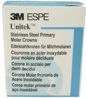 3M Unitek Permanent Stainless Steel Crown, Upper Left First Permanent Molar, Size 1UL, 5/Box, 900311 thumbnail 7