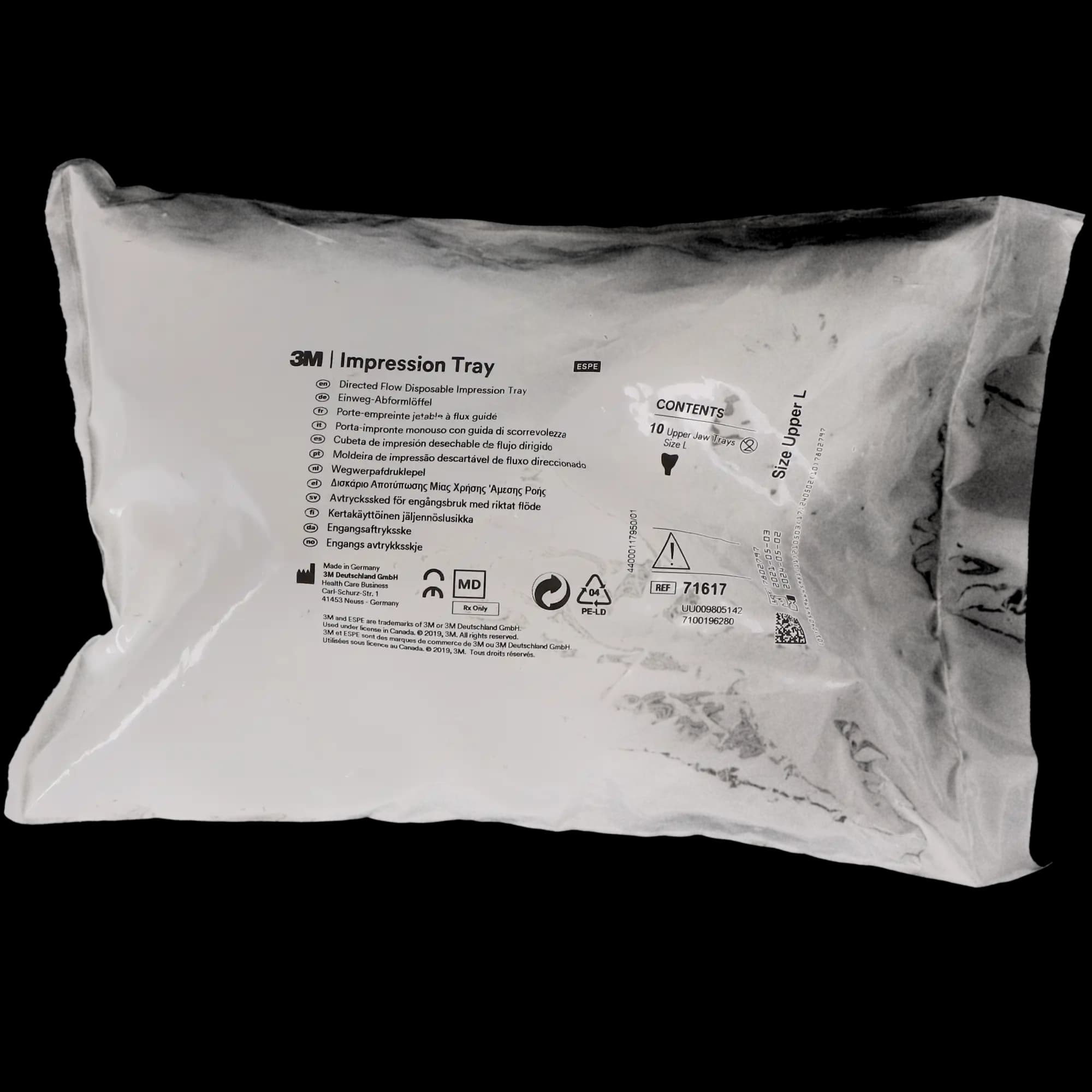 3M Directed Flow Disposable Impression Tray, Large, Upper, Refill, 10/Pk, 71617 thumbnail 5