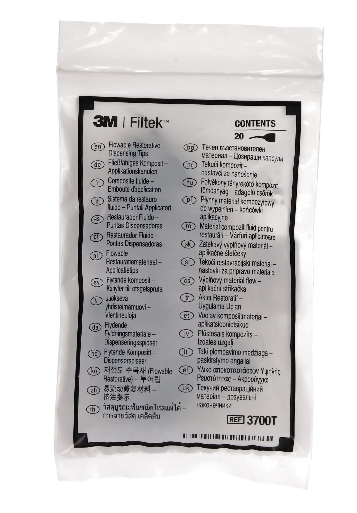 Filtek Supreme Flowable Restorative Dispensing Tips, 20 Gauge, Grey, 20/Pk, 3700T thumbnail 6