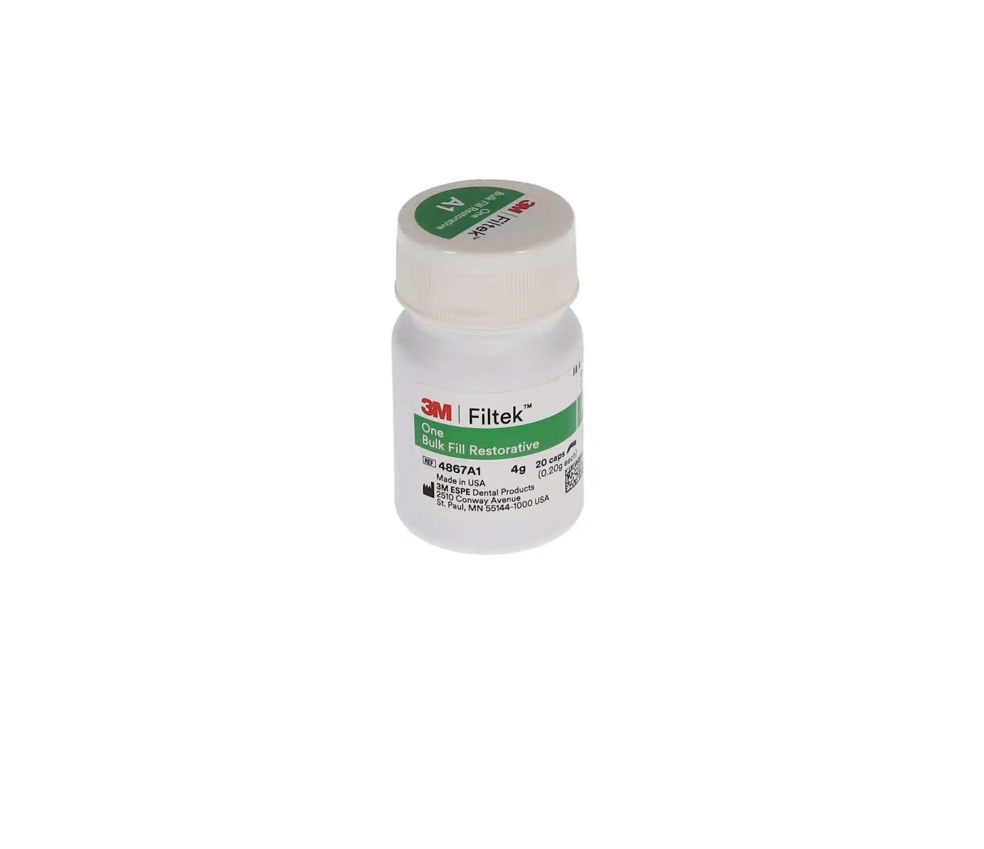 3M Filtek One Bulk Fill Restorative Capsules, Shade A1, 0.2 g, 20/Pk, 4867A1 thumbnail 7