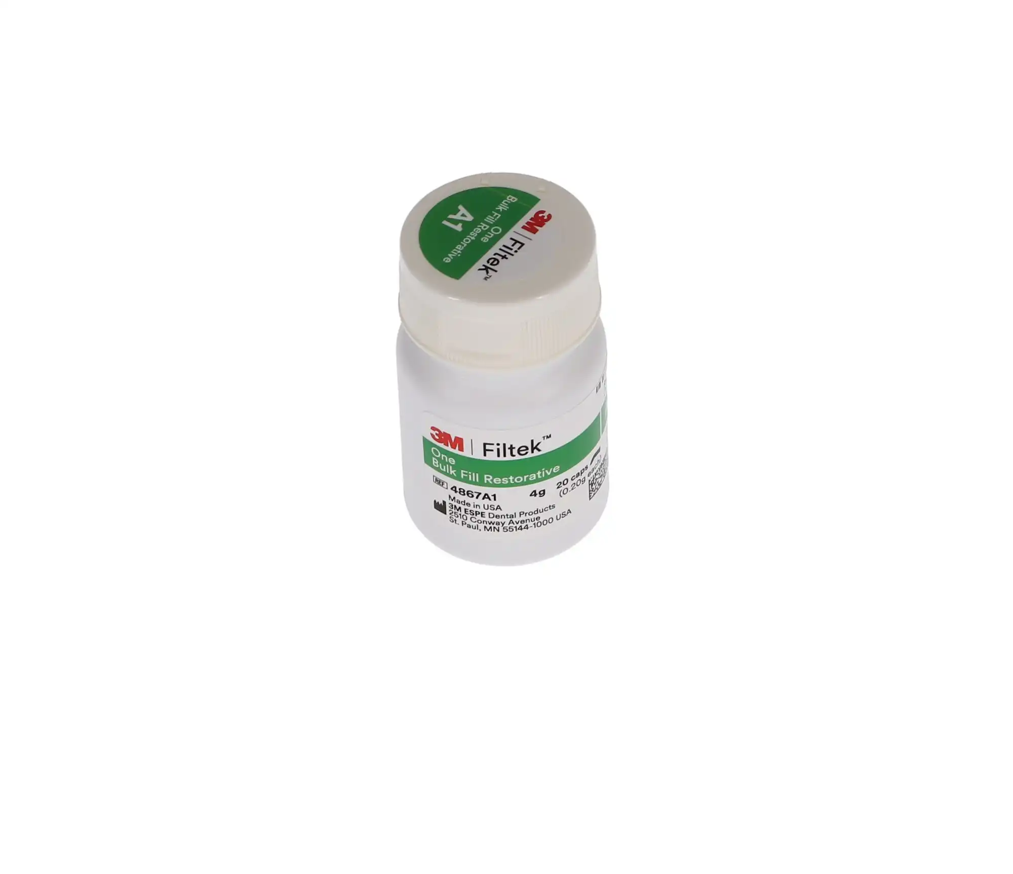 3M Filtek One Bulk Fill Restorative Capsules, Shade A1, 0.2 g, 20/Pk, 4867A1 thumbnail 8