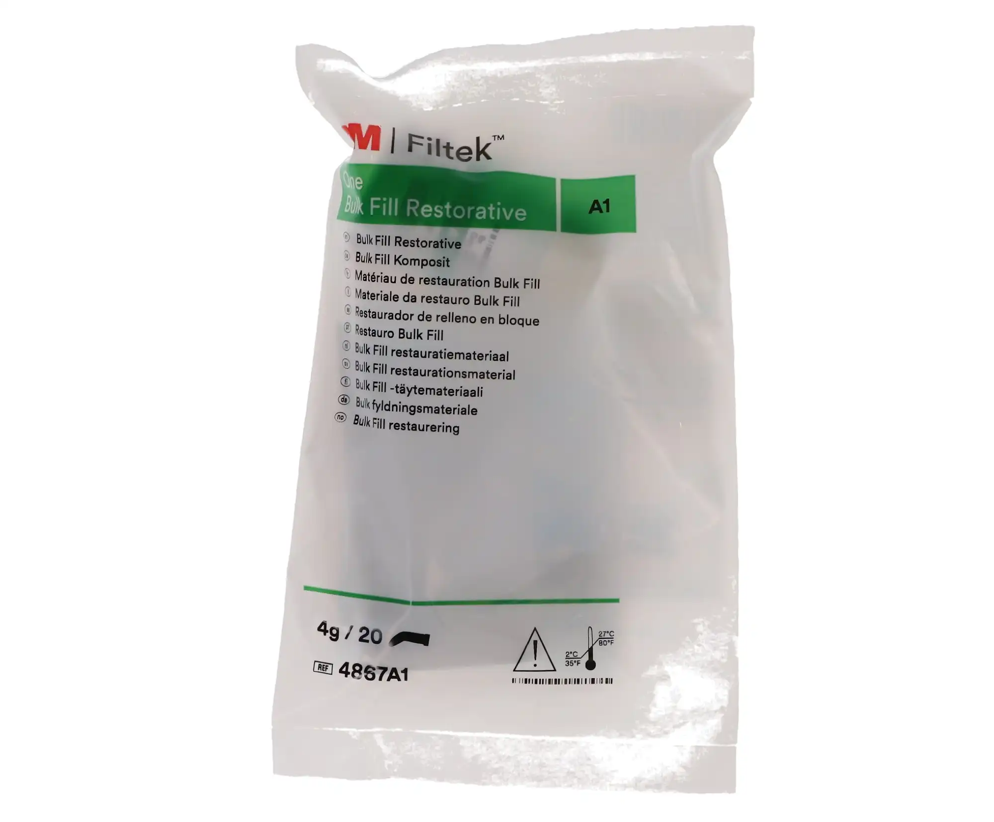 3M Filtek One Bulk Fill Restorative Capsules, Shade A1, 0.2 g, 20/Pk, 4867A1 thumbnail 10