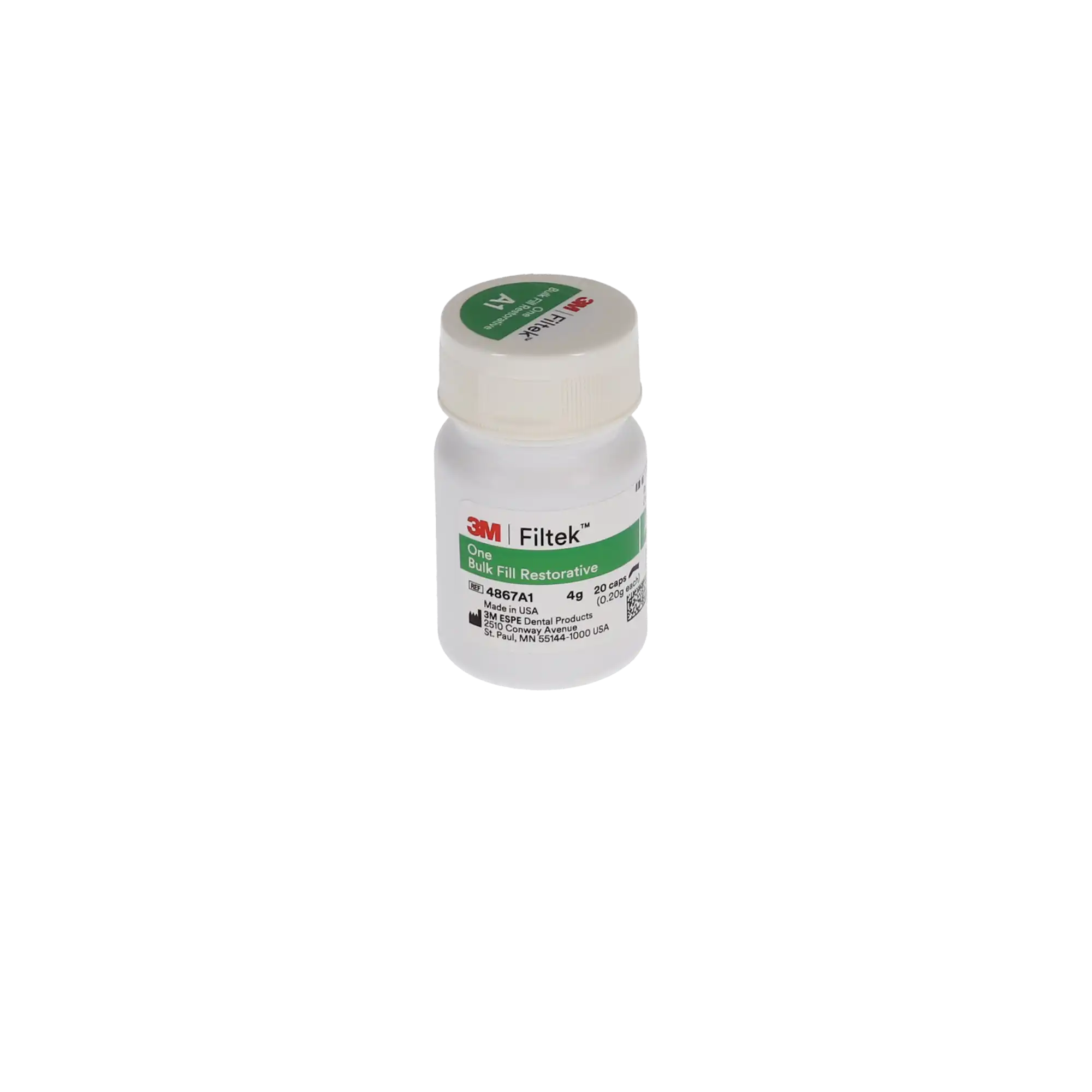 3M Filtek One Bulk Fill Restorative Capsules, Shade A1, 0.2 g, 20/Pk, 4867A1 thumbnail 11