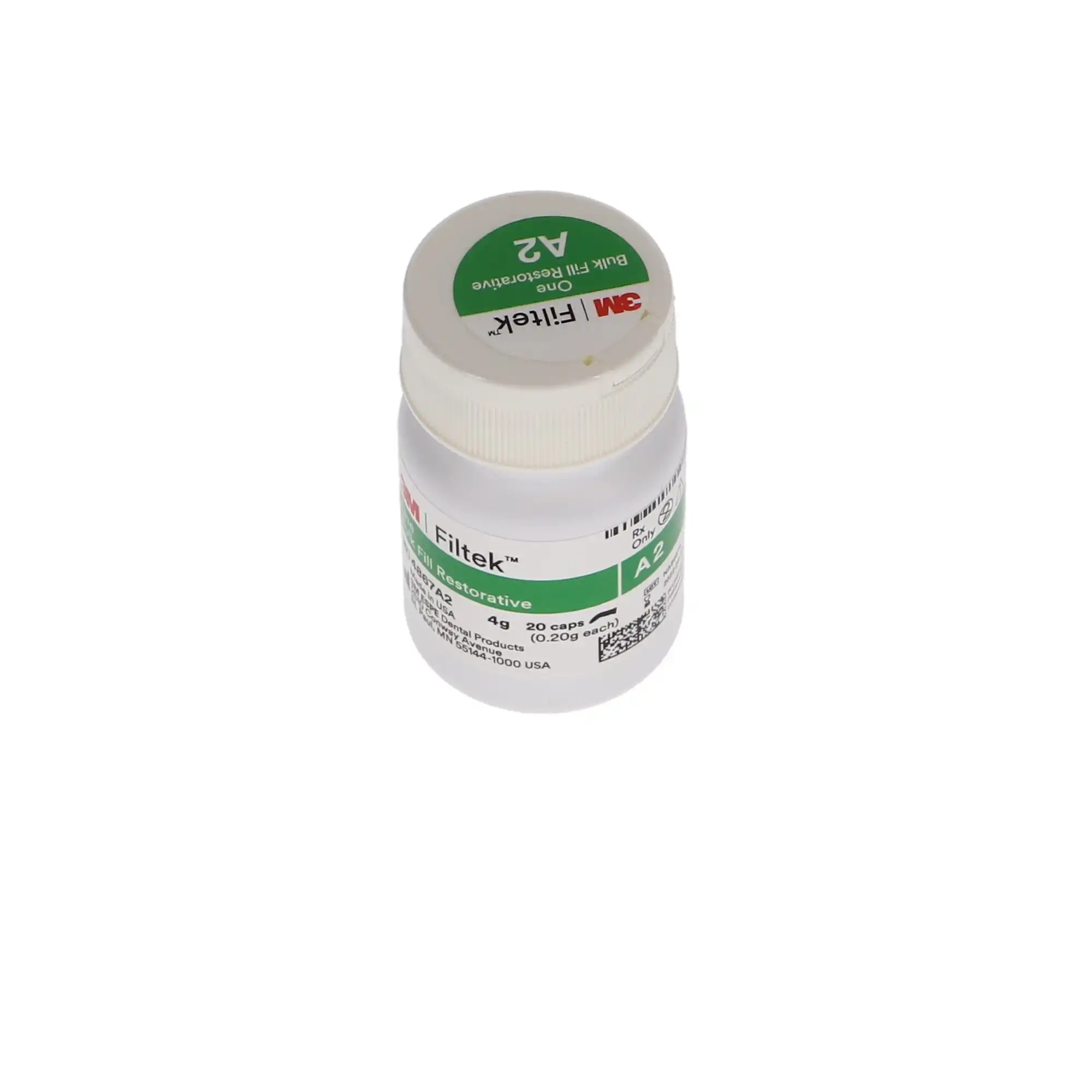 3M Filtek One Bulk Fill Restorative Capsules, A2, 0.2 g, 20/Pk, 4867A2 thumbnail 6