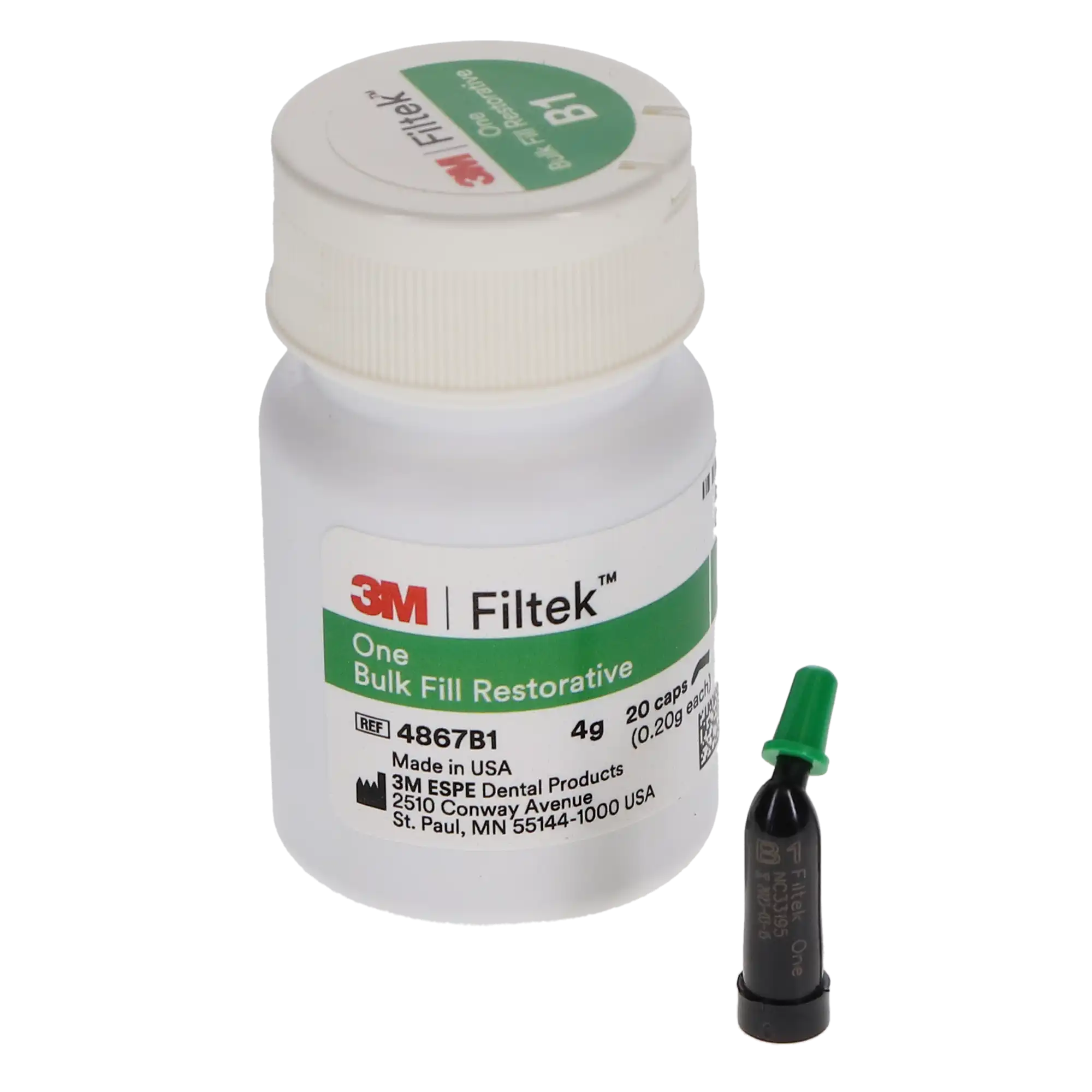 3M Filtek One Bulk Fill Restorative Capsules, Shade B1, 0.2 g, 20/Pk, 4867B1 thumbnail 9