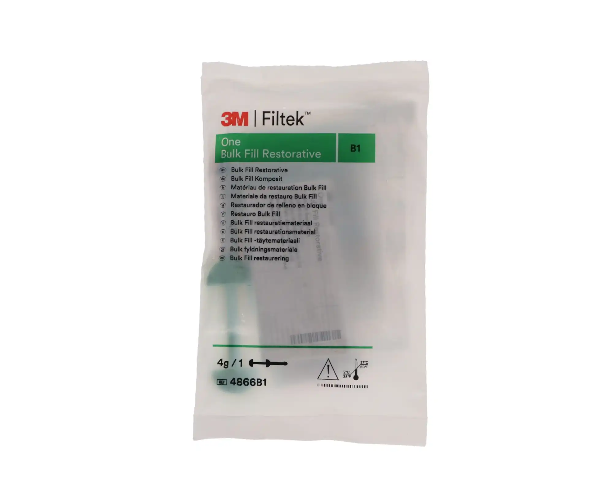 3M Filtek One Bulk Fill Restorative, Syringe Refill, 4 g, Shade B1, 4866B1 thumbnail 8