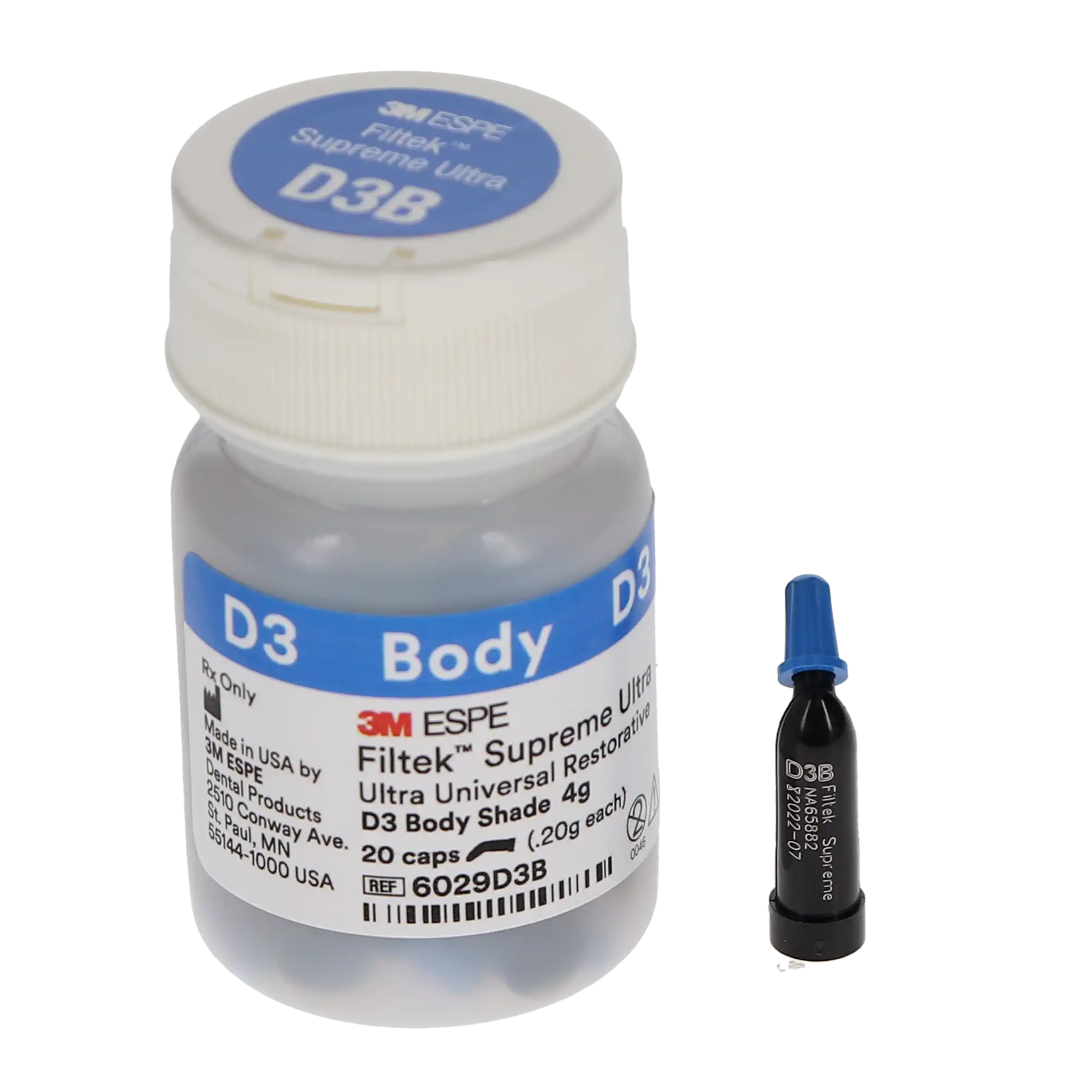Filtek Supreme Ultra Universal Restorative Capsules, D3 Body, 0.2 g, 20/Pk, 6029D3B thumbnail 9